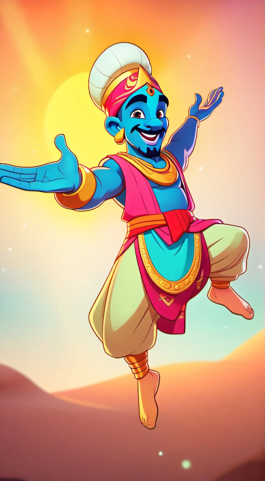 ai character: GENIE BADDIE background