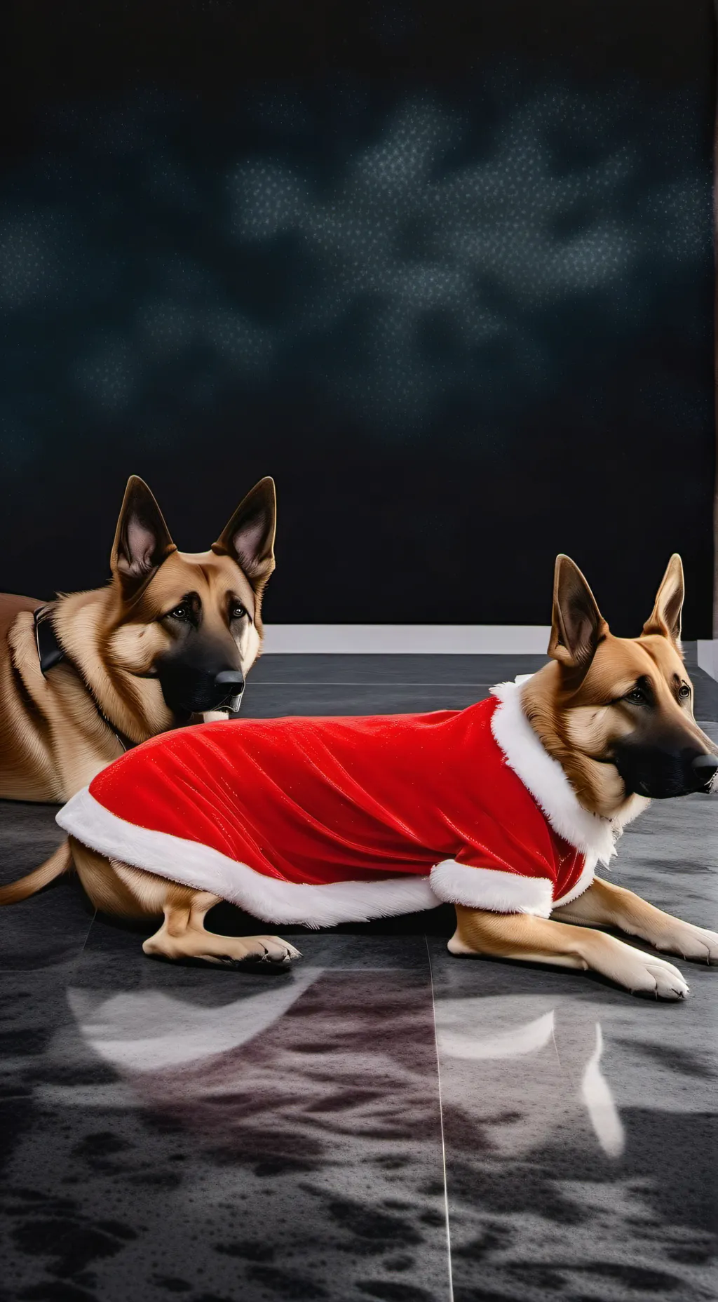 ai character: Sammy navideña  background