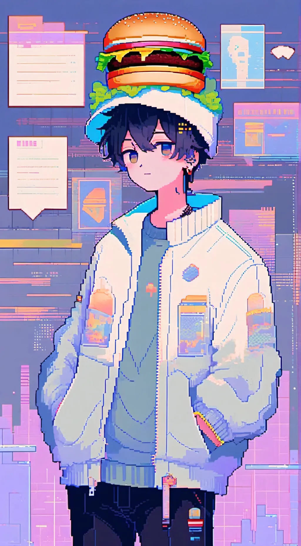 ai character: Cool bro background