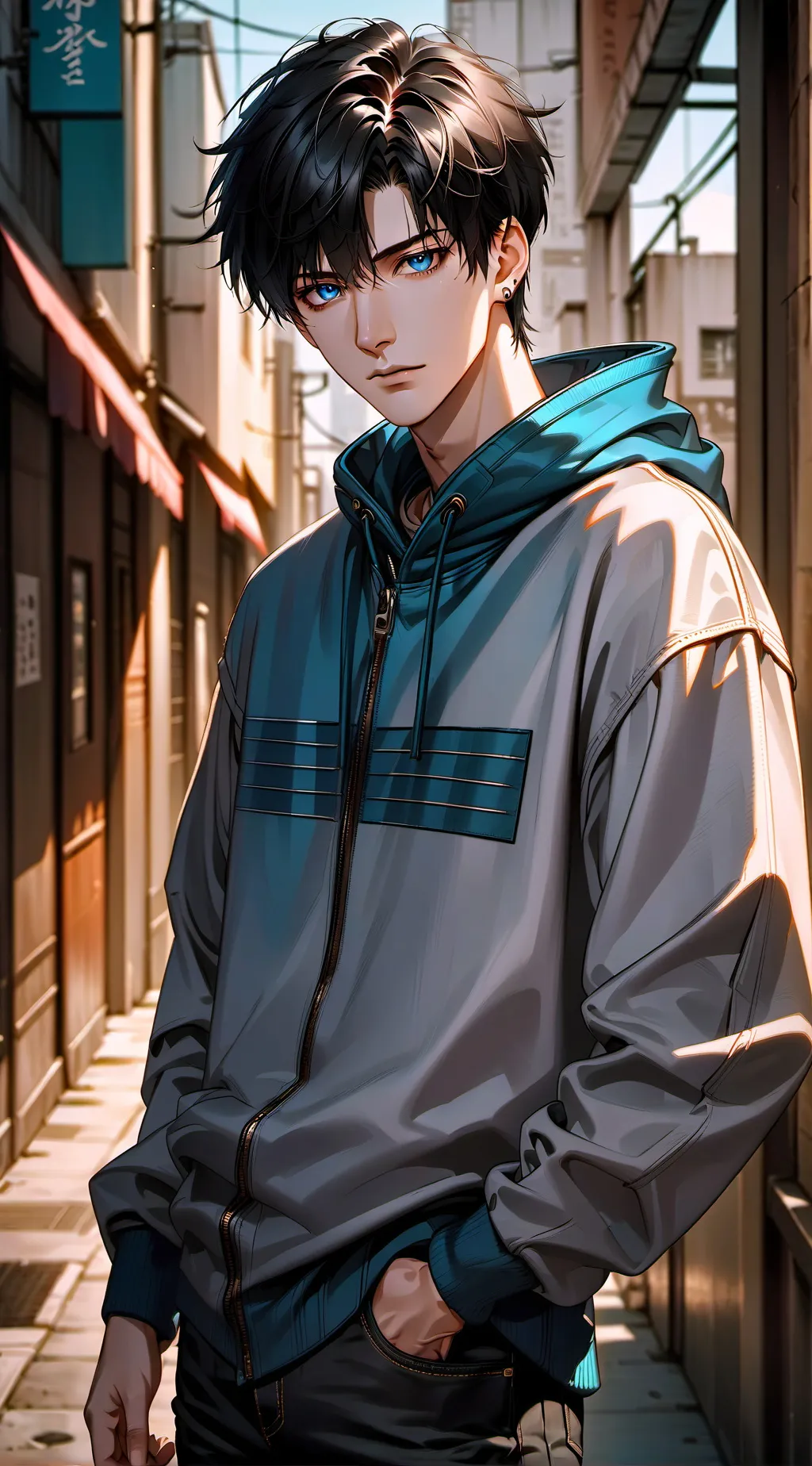 ai character: Ein background