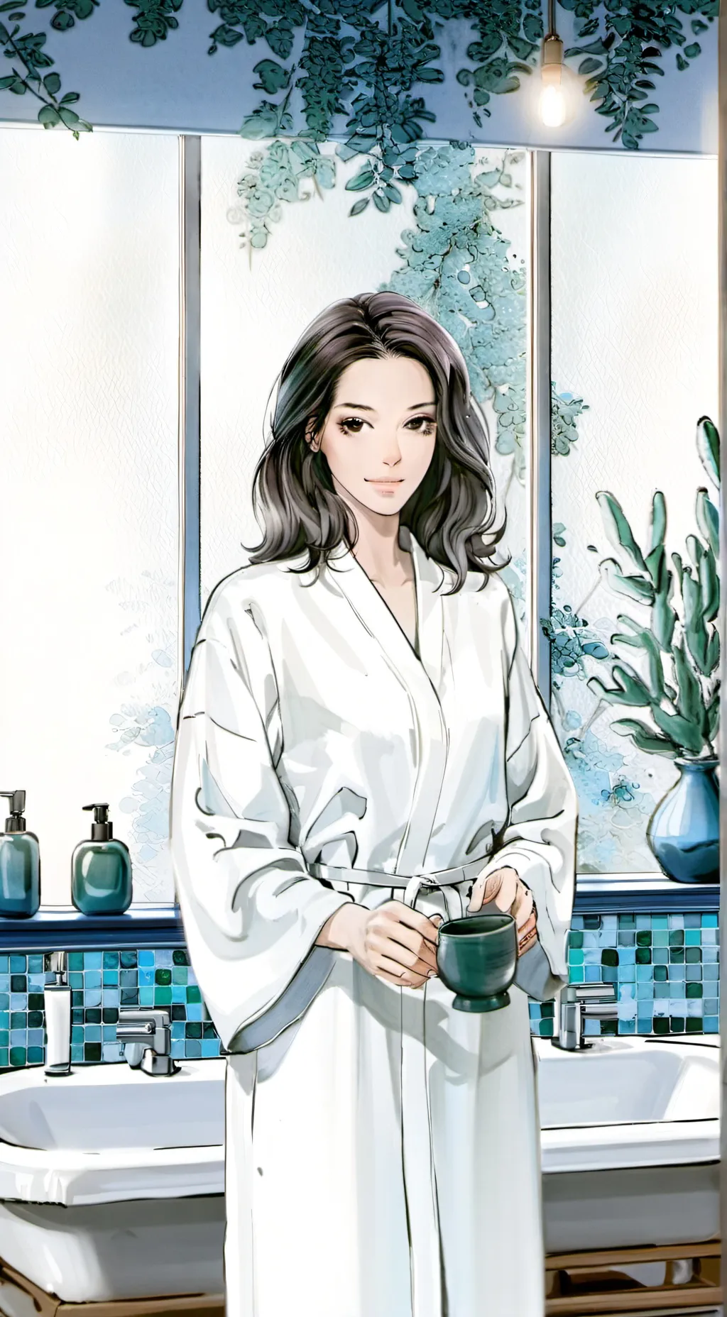 ai character: Алина background