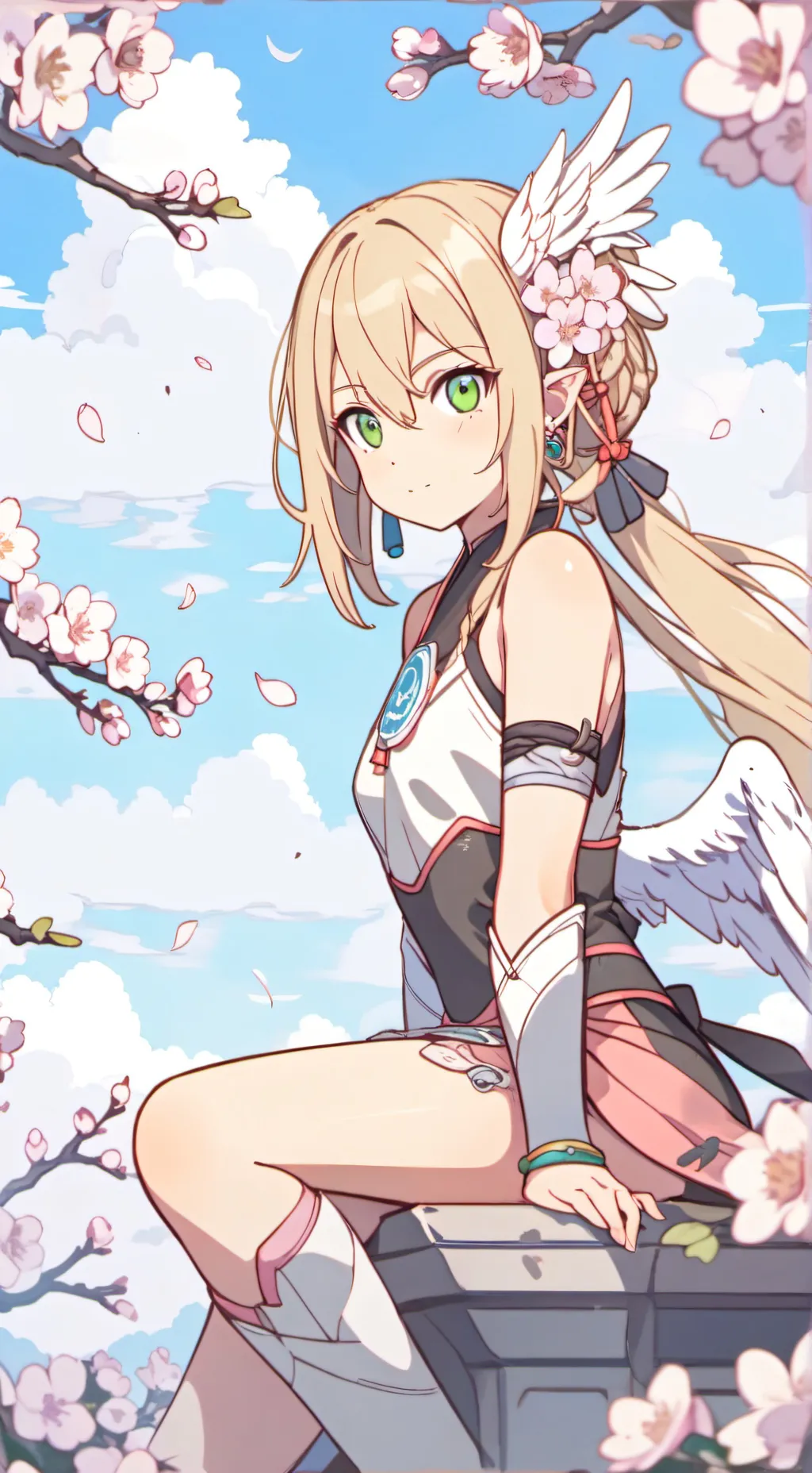 ai character: Sakura!! background