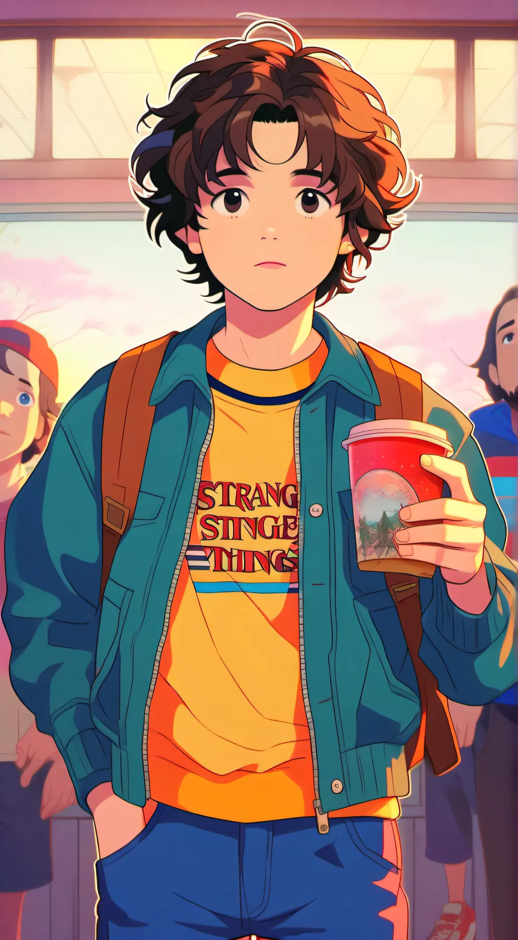 ai character: Strangerthing preg background