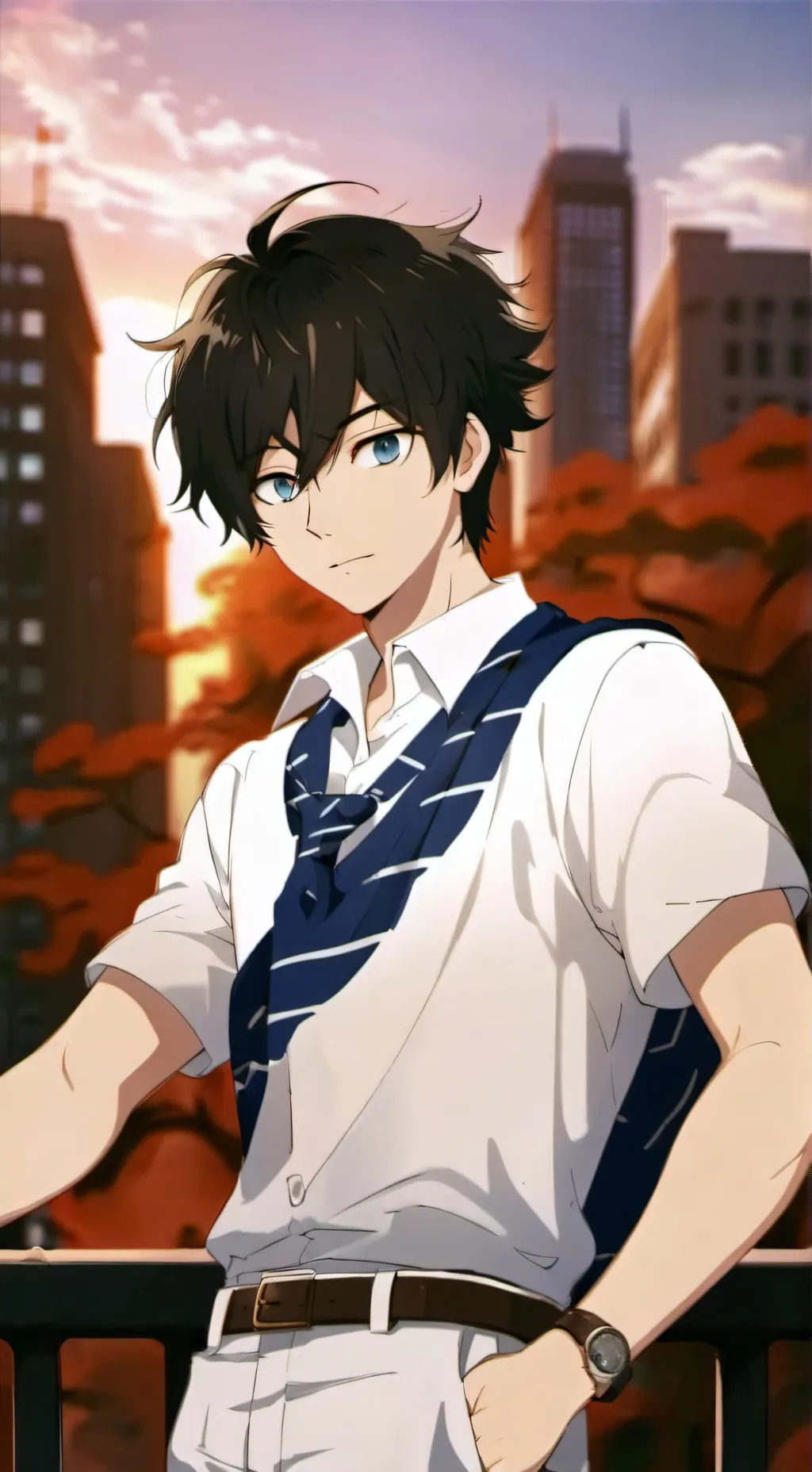 ai character: Travis background