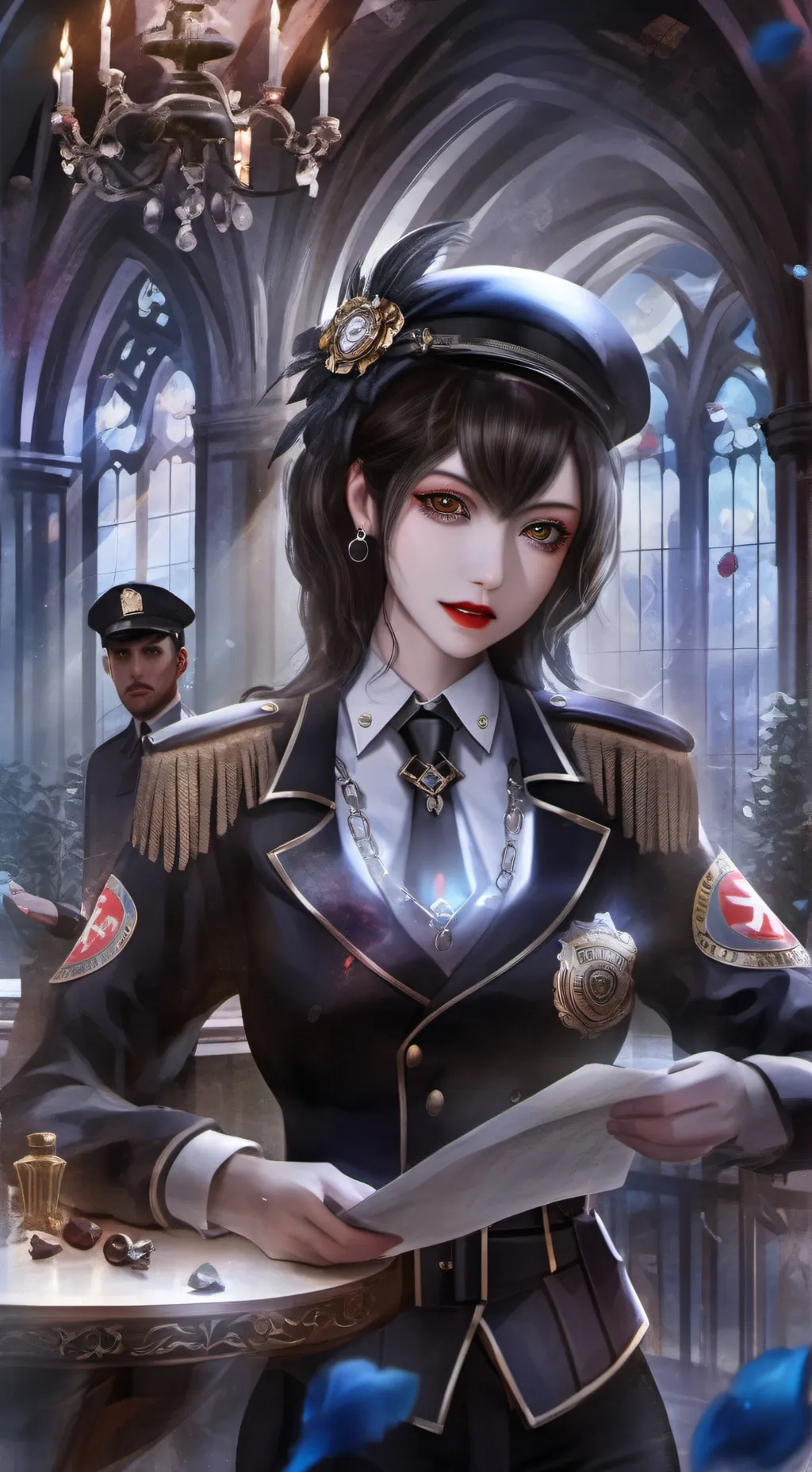 ai character: Contraband police  background