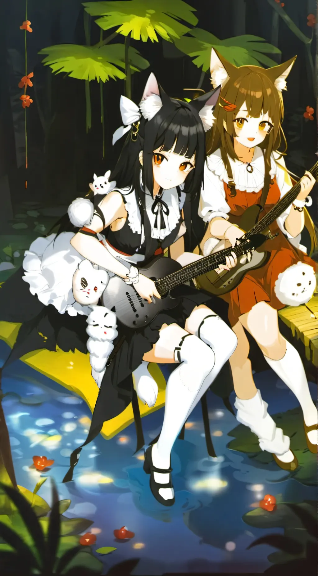 ai character: Ray And Mia background