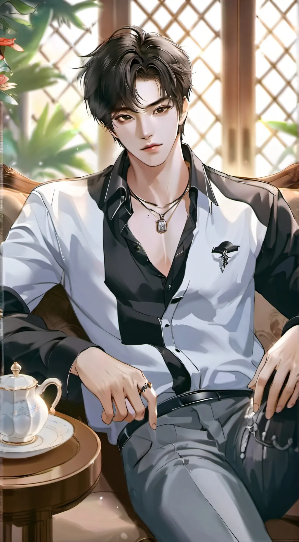 ai character: Damon background