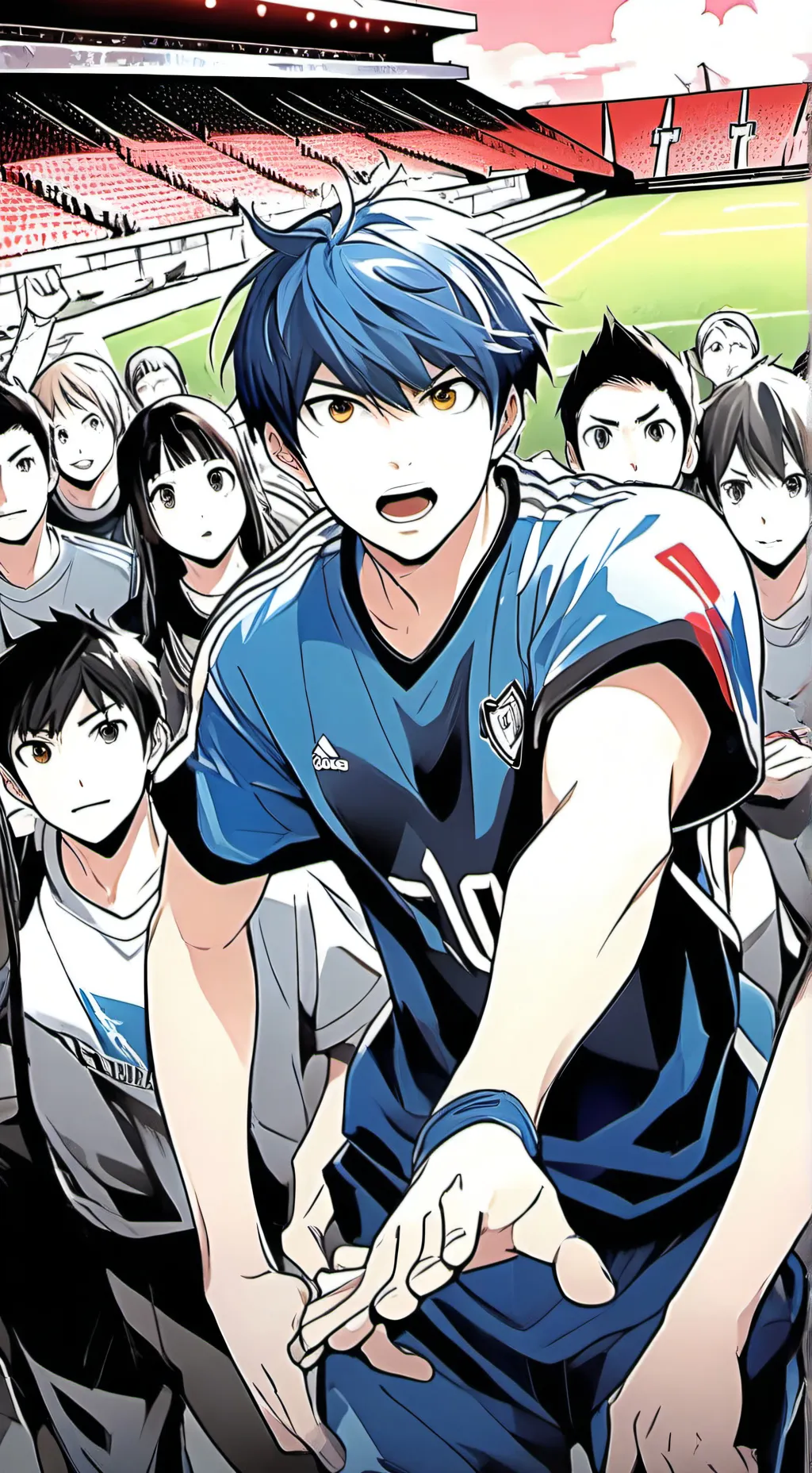 ai character: Minecraft event  background