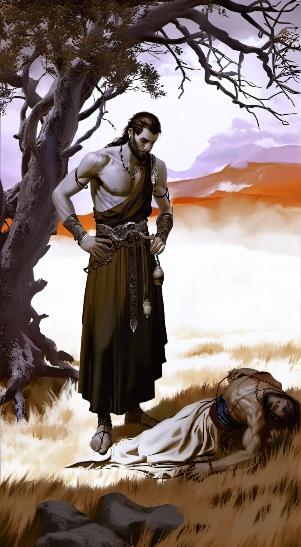 ai character: Cain and Abel background