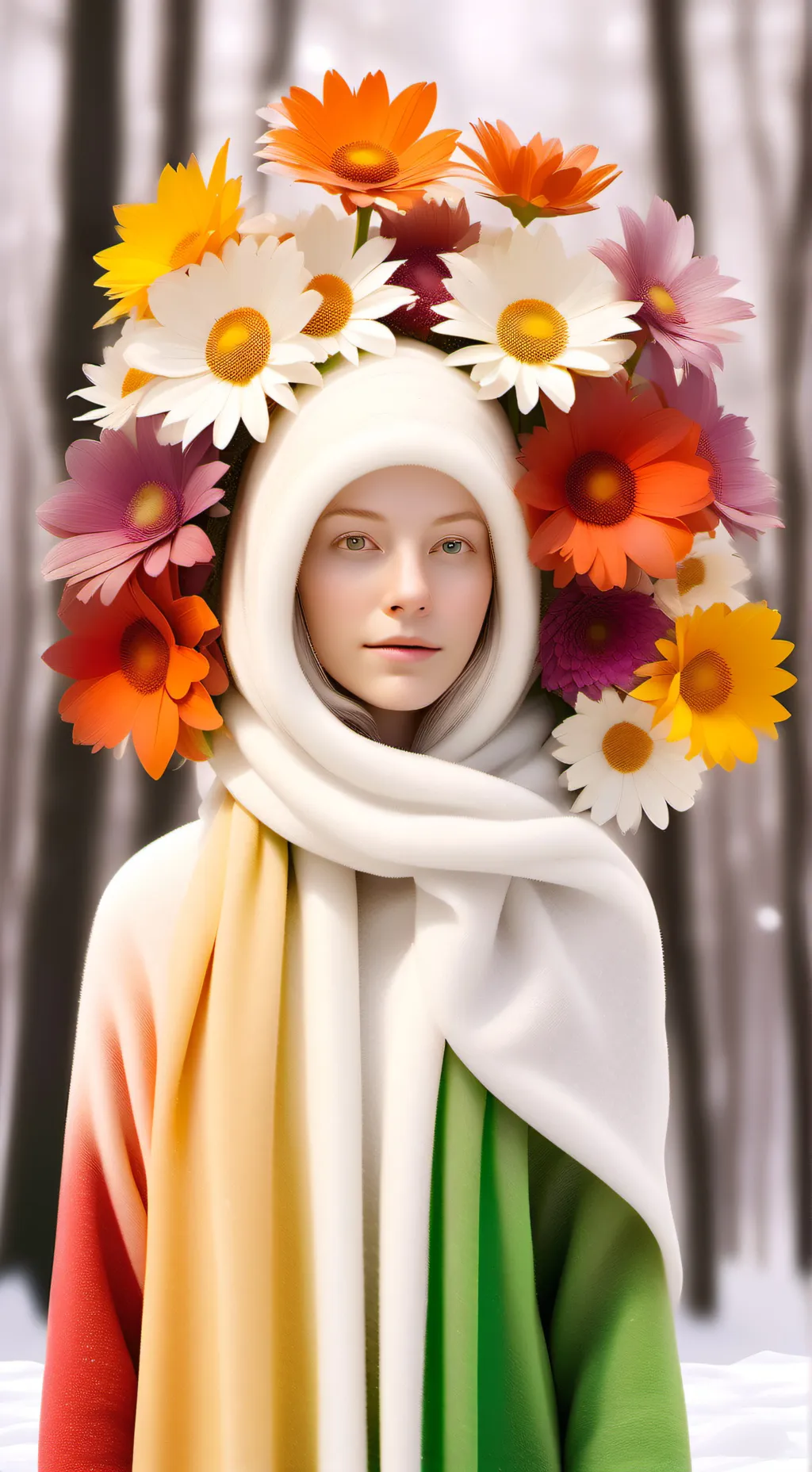 ai character: DW Christmas background