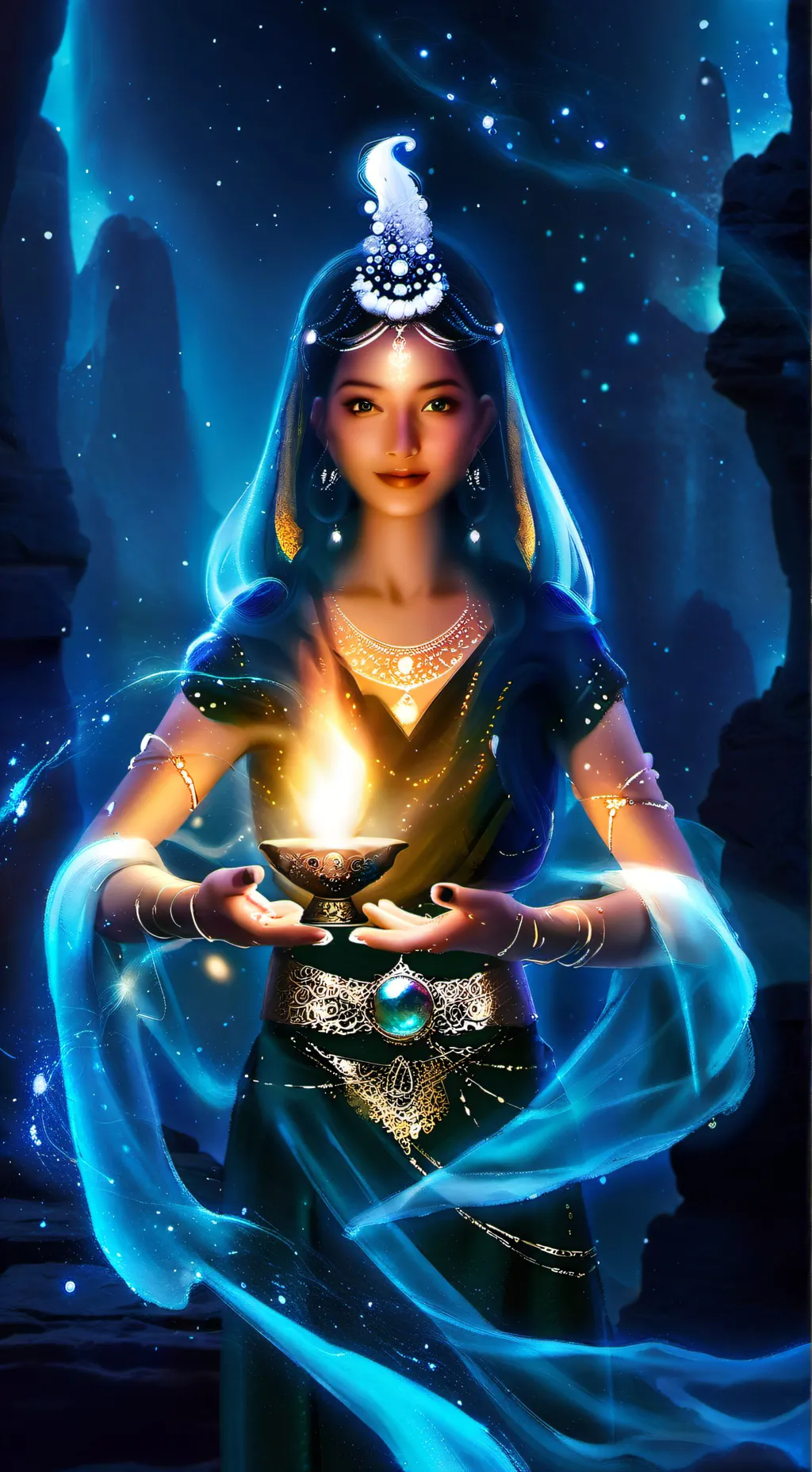 ai character: zopp the genie background