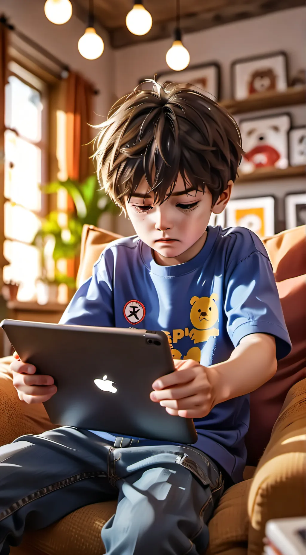 ai character: айпад кид background