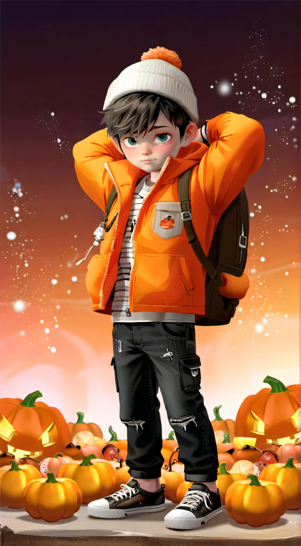 ai character: Gloyd Orangeboar  background