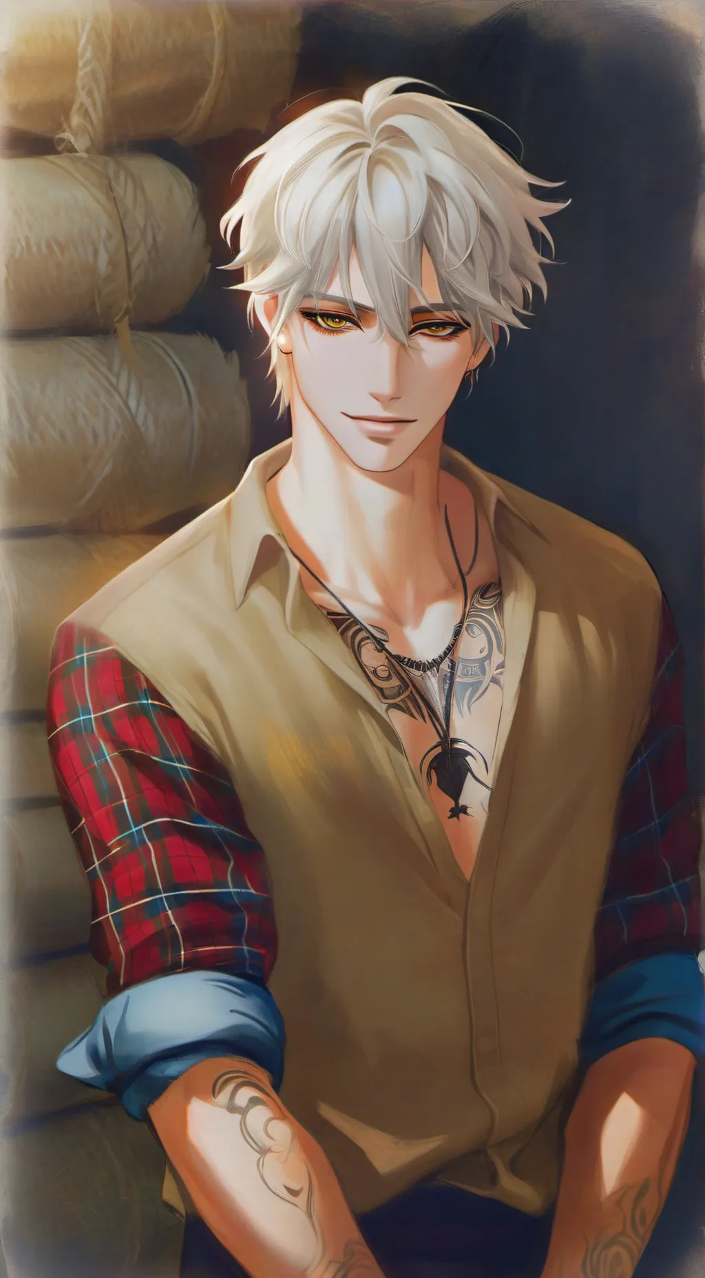 ai character: Mac background