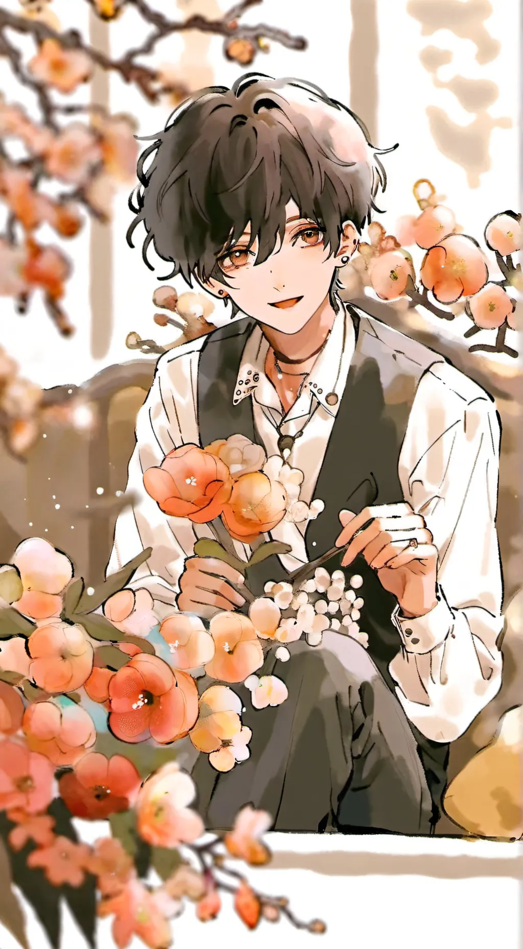 ai character: King love background