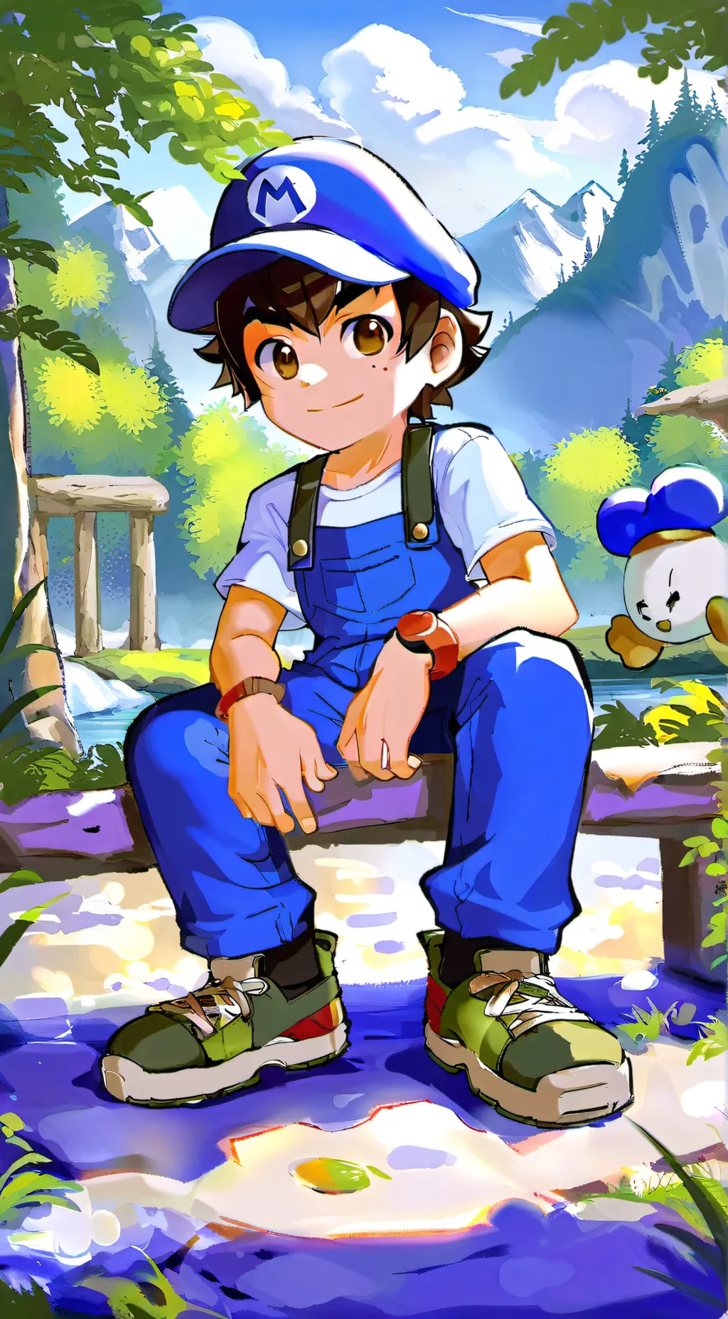 ai character: SMG4 background