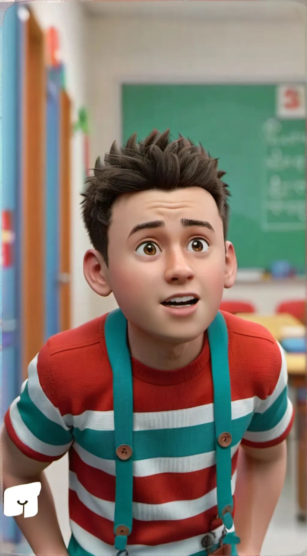 ai character: Anthony Martello  background