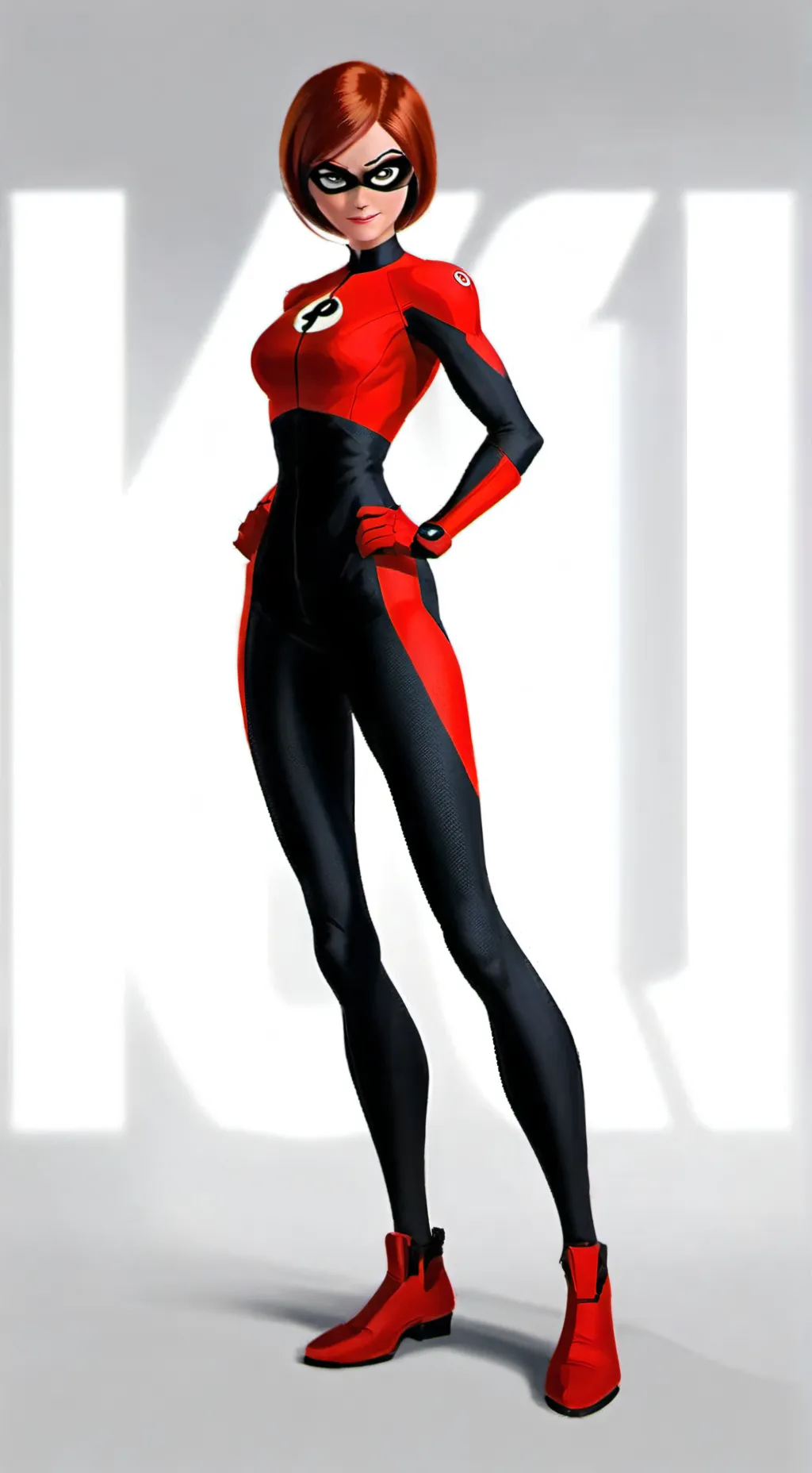 ai character: Elastigirl  background