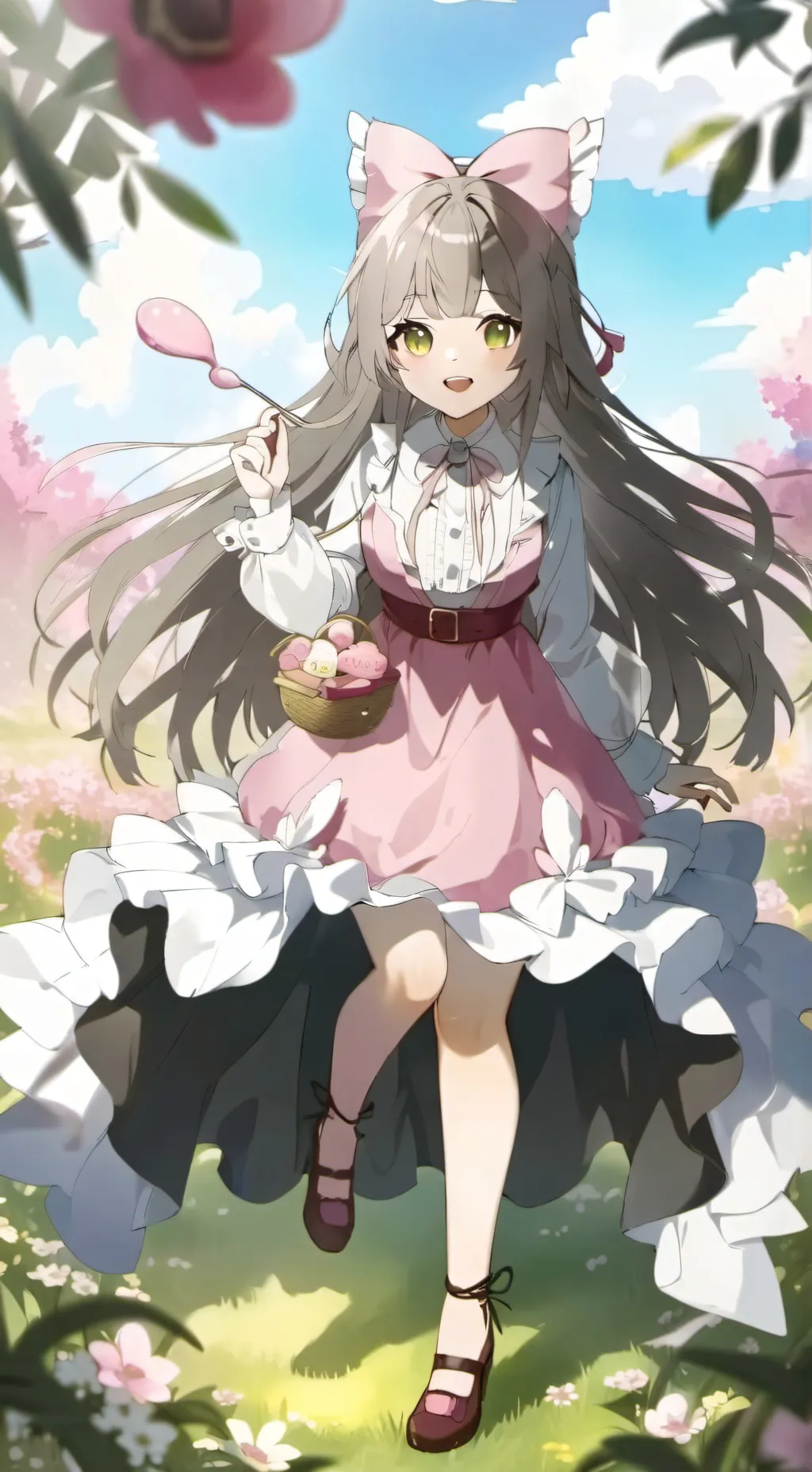 ai character: Lay lay background