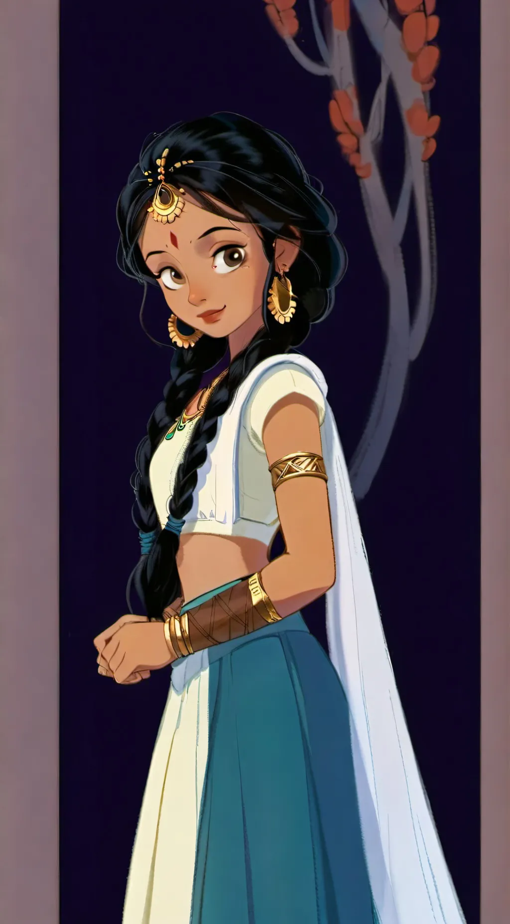 ai character: Shanti  background