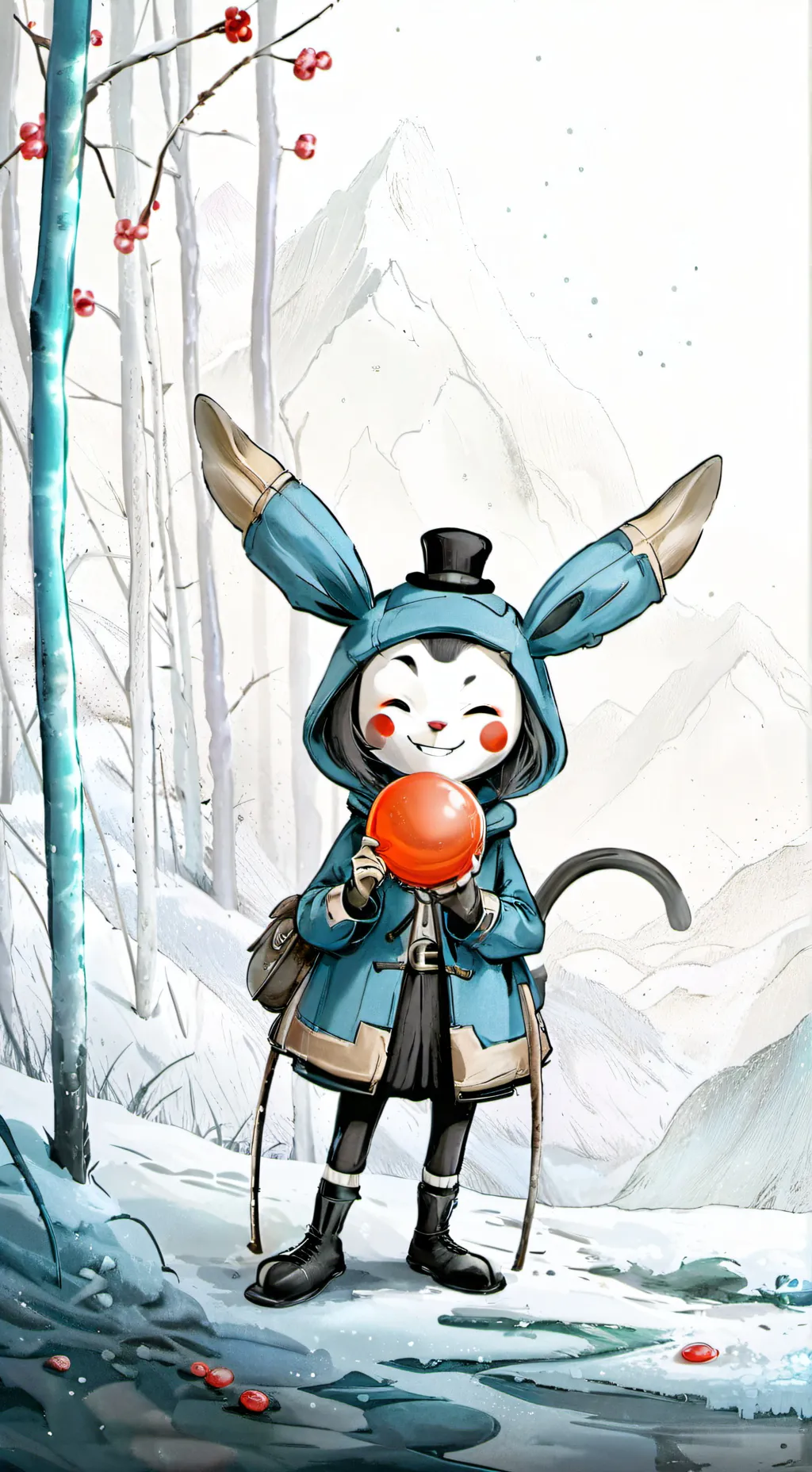 ai character: PPcandy  background