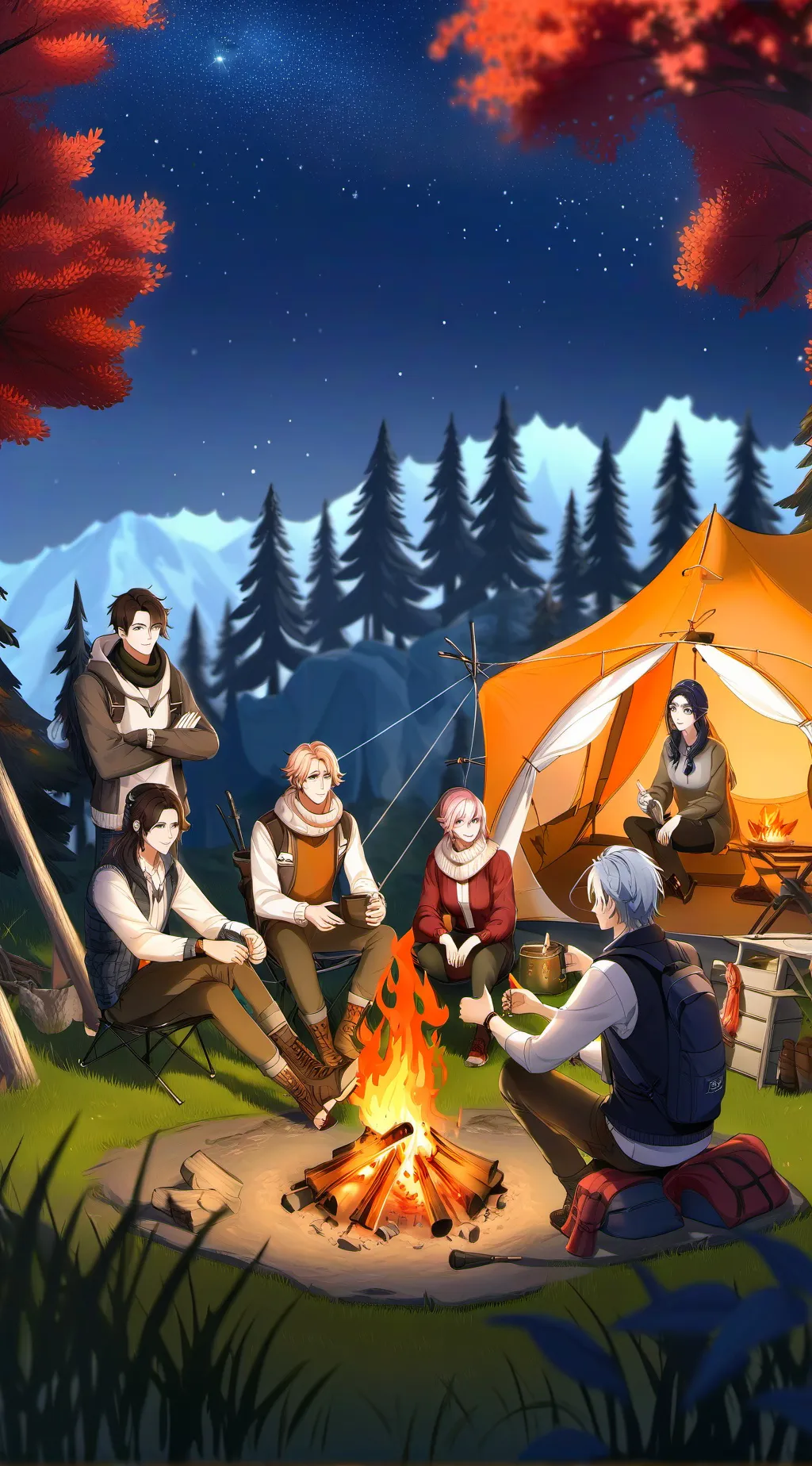 Talkie AI - Chat with group camping