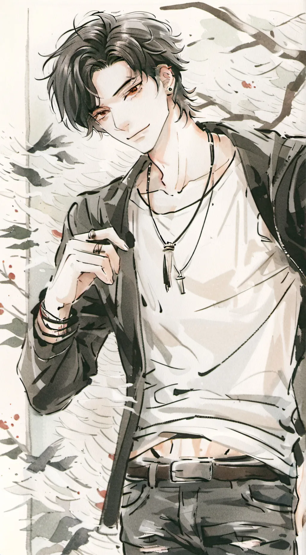 ai character: ★Leon★ background