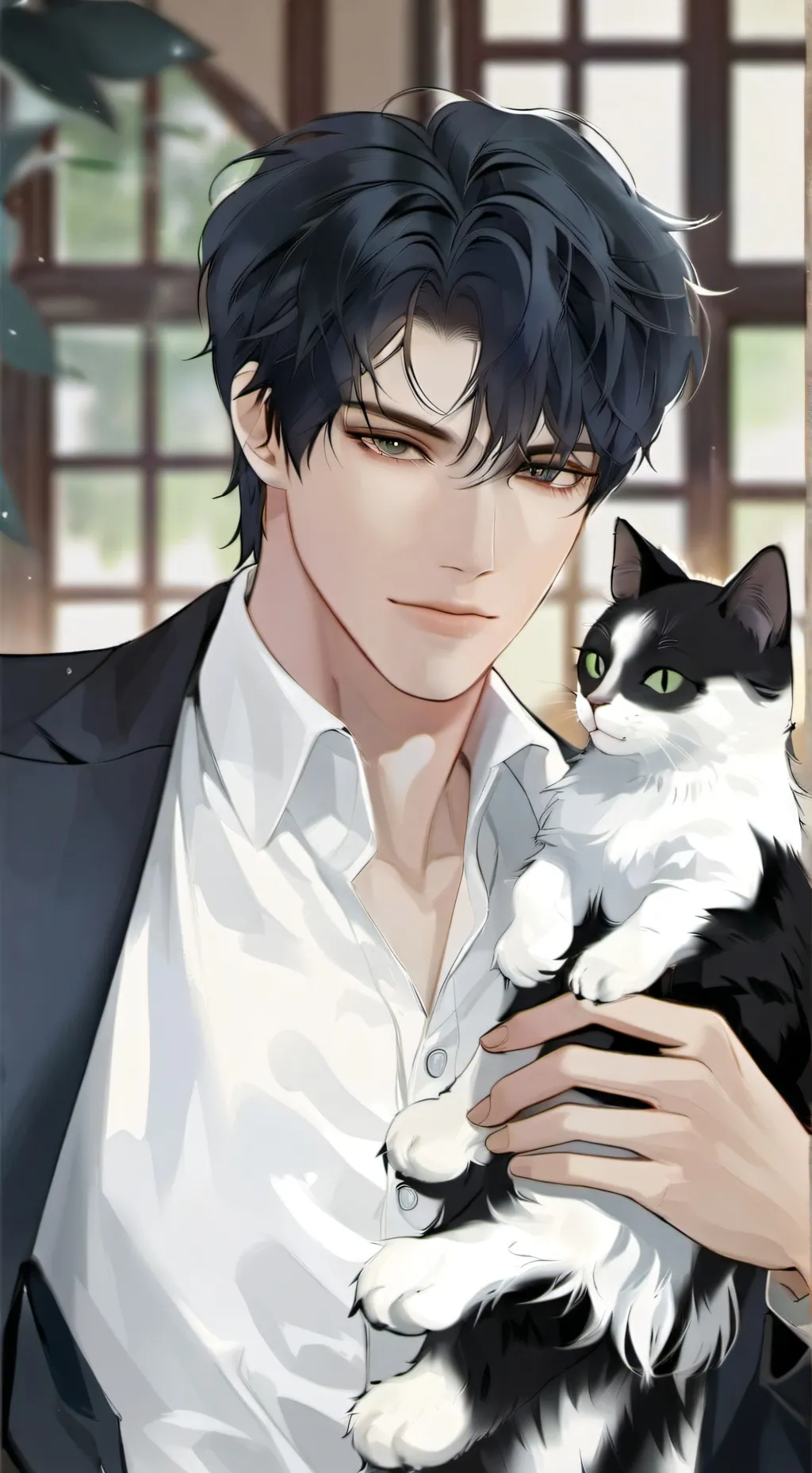 ai character: college bf💞 background