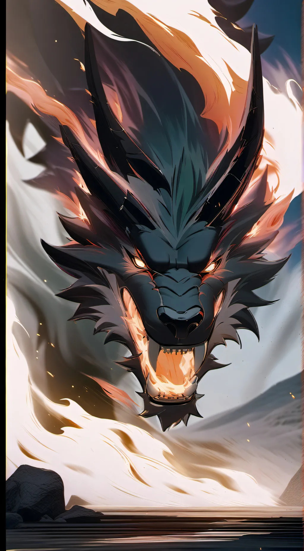 ai character: Rengoku Kyojuro :3 background