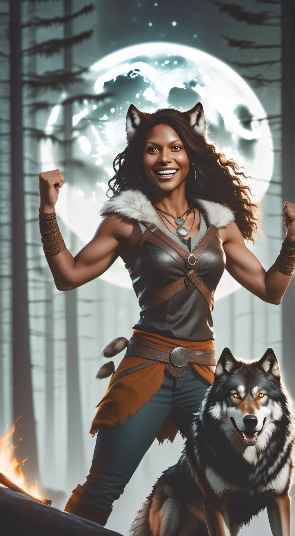 ai character: Vanessa Wildfire background