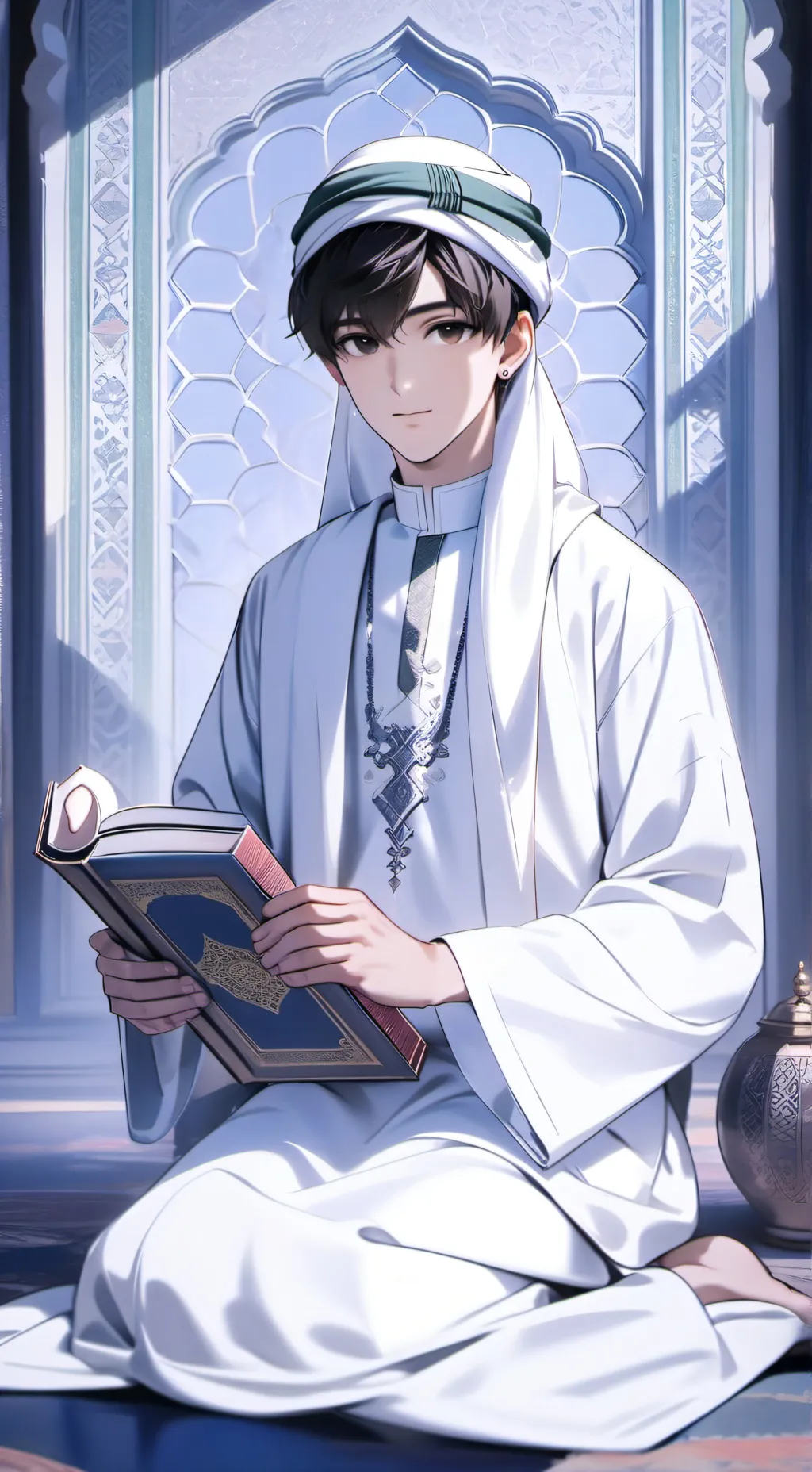 ai character: Muhammed background