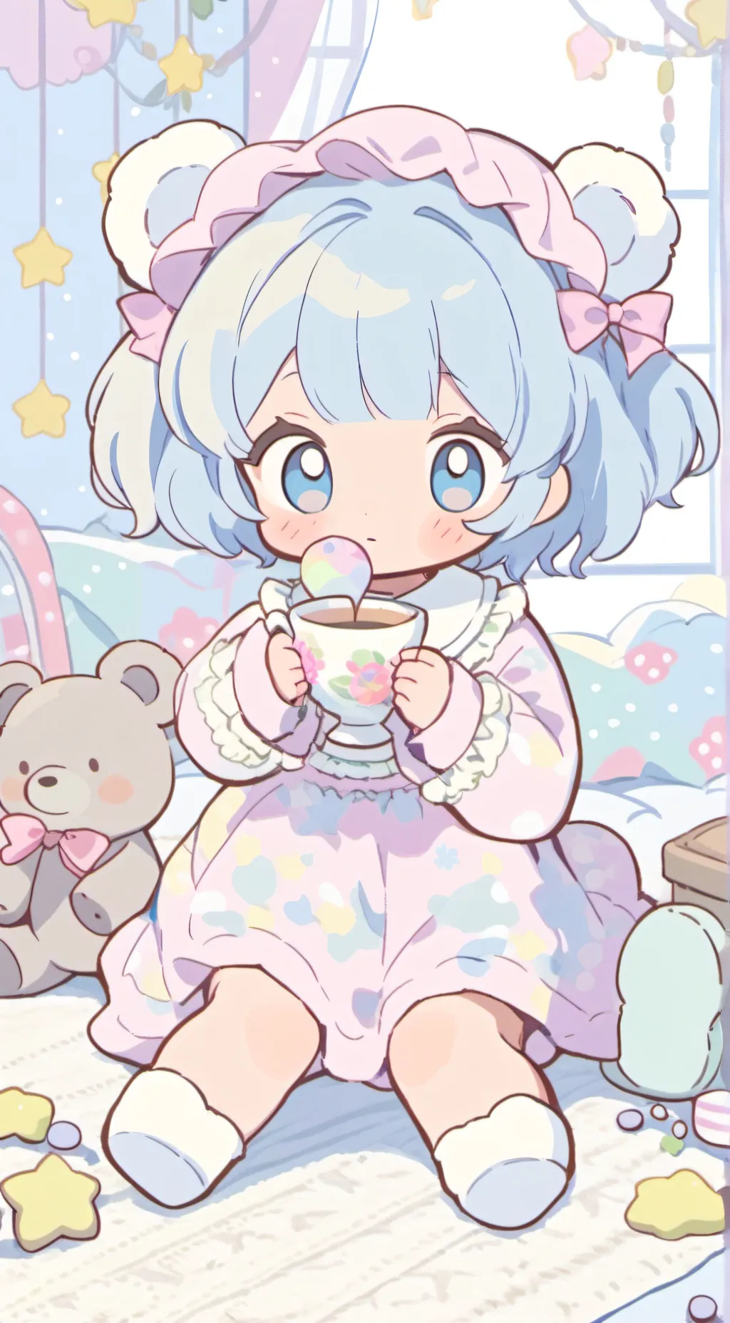 ai character: lily background