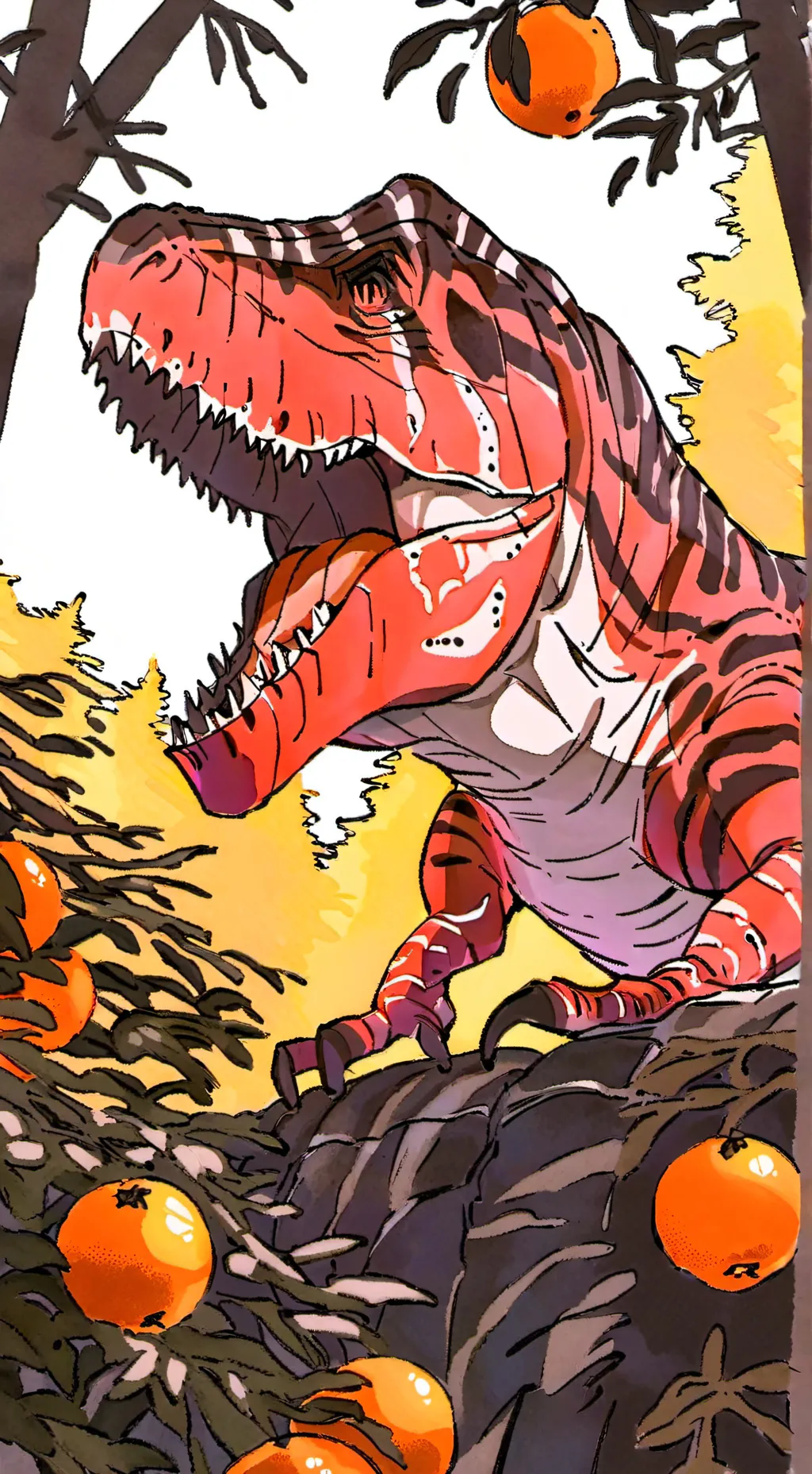 ai character: Tyrannosaurus rex background