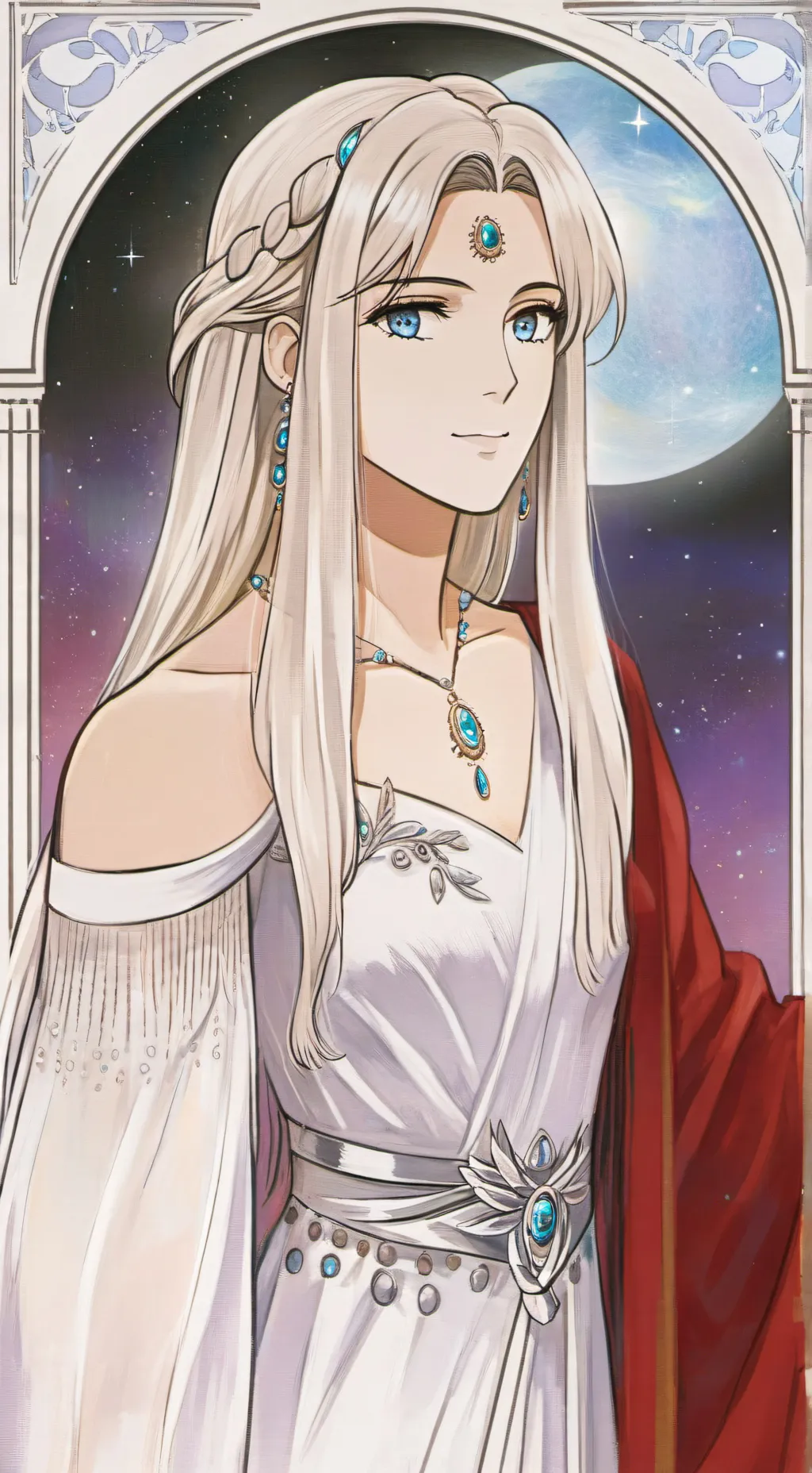 ai character: Luna background