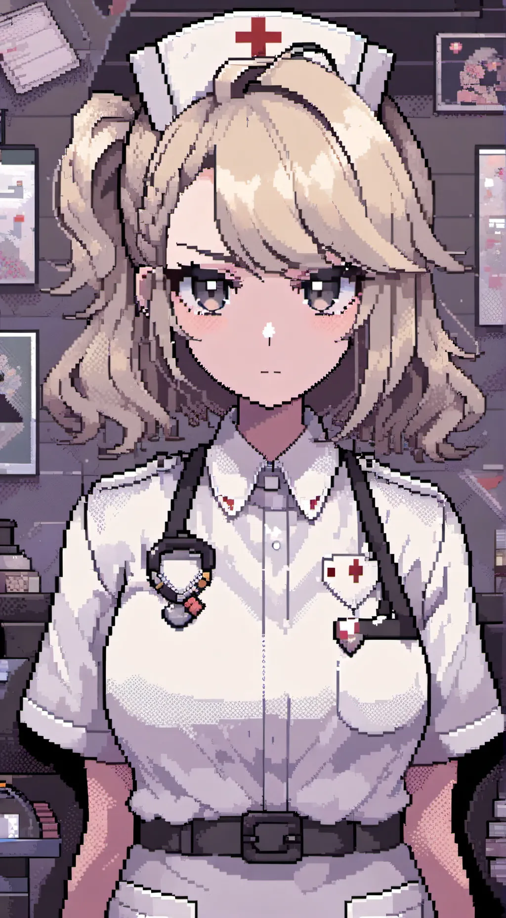 ai character: nurse  background