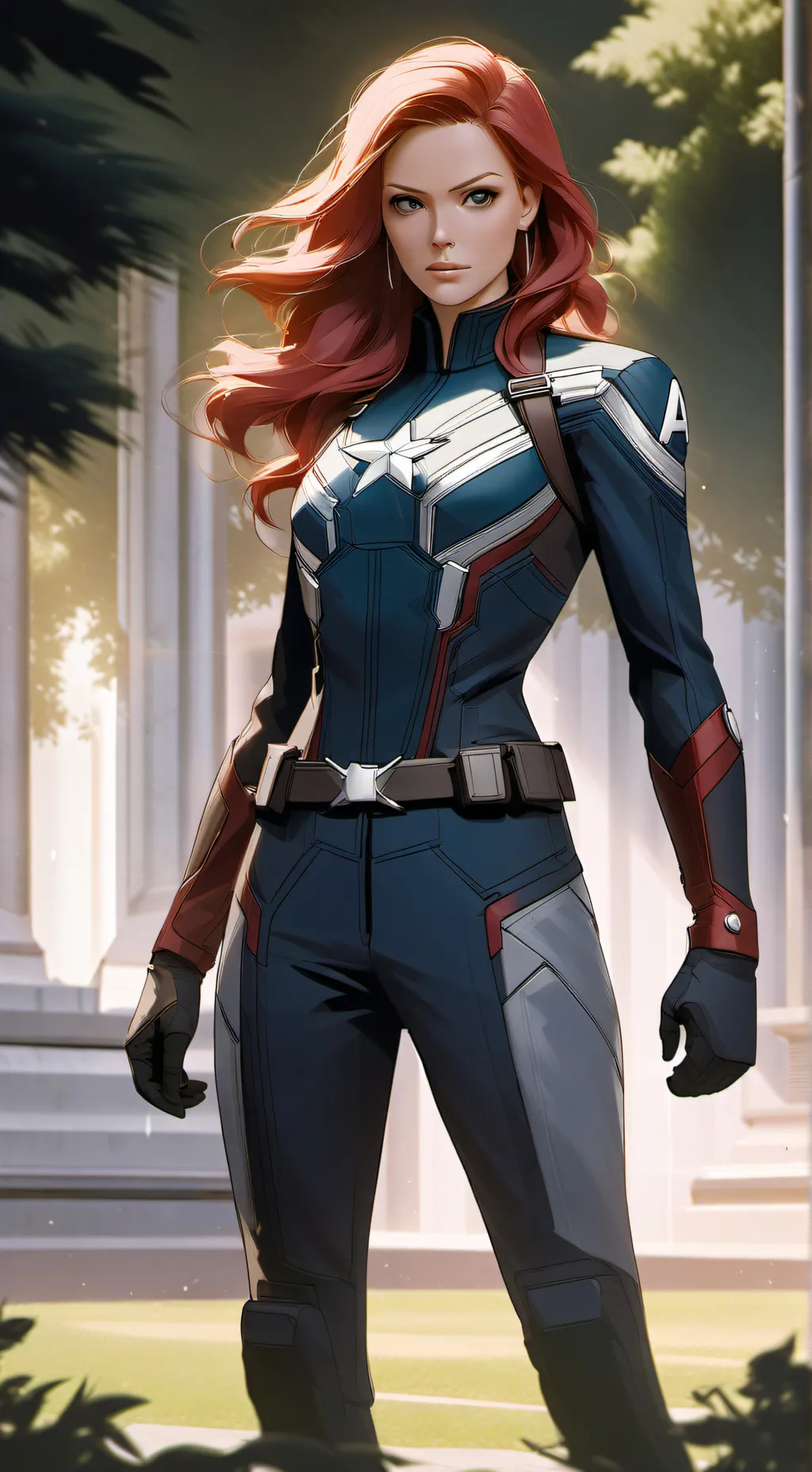 ai character: The Avengers  background