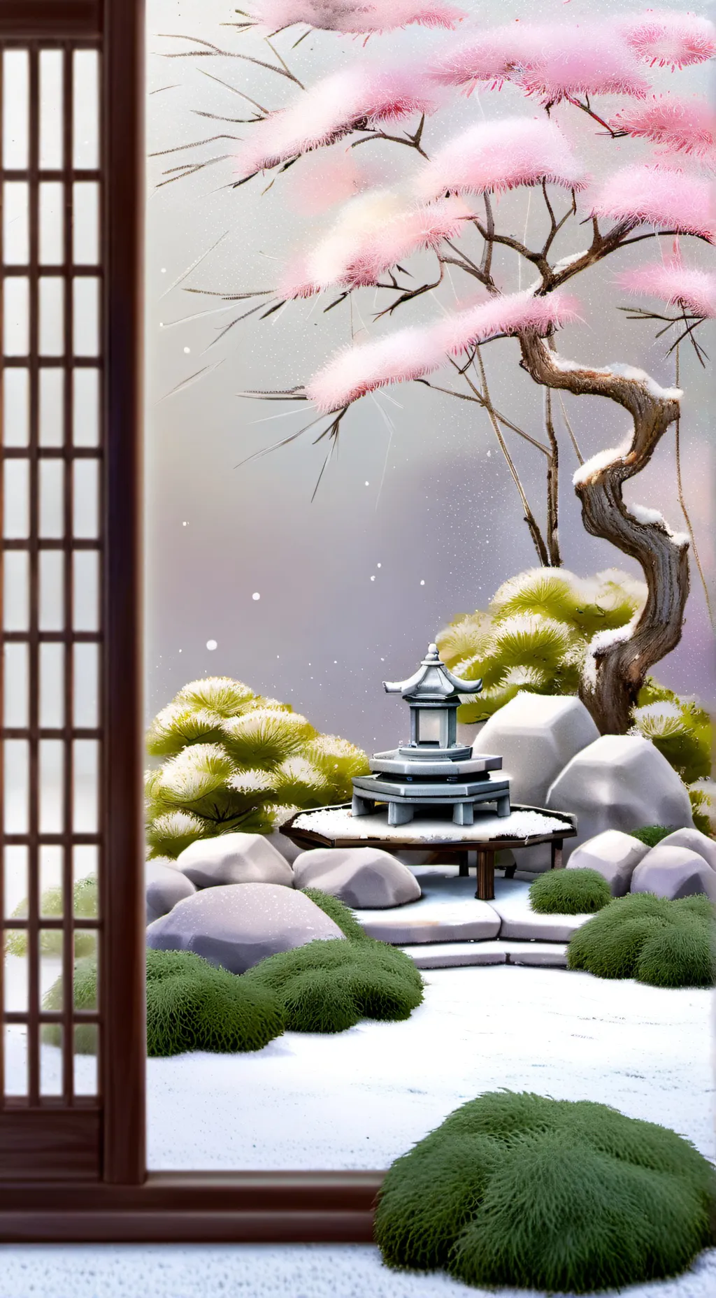 ai character: KNY Valentines background