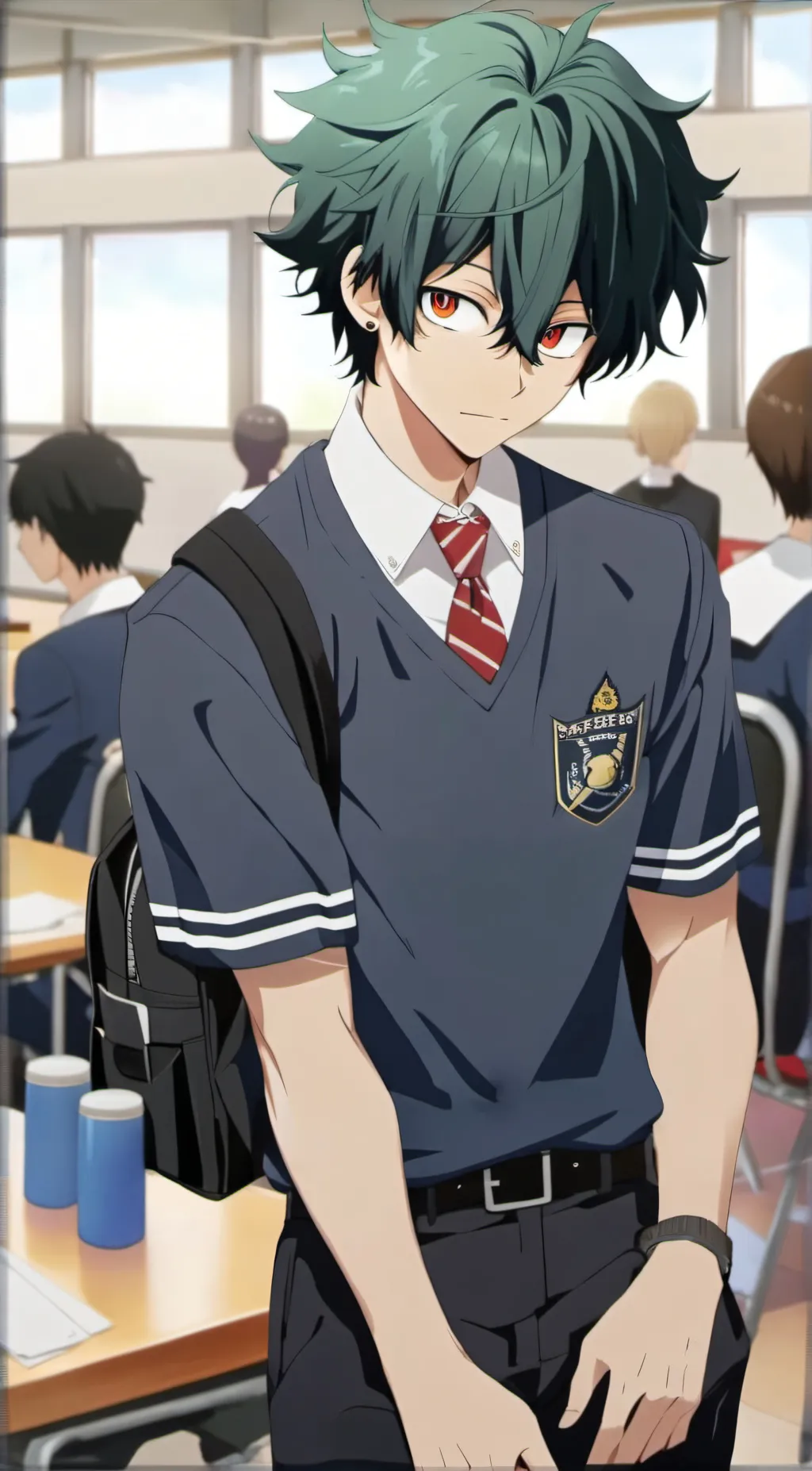 ai character: Izuku Midorya +you background