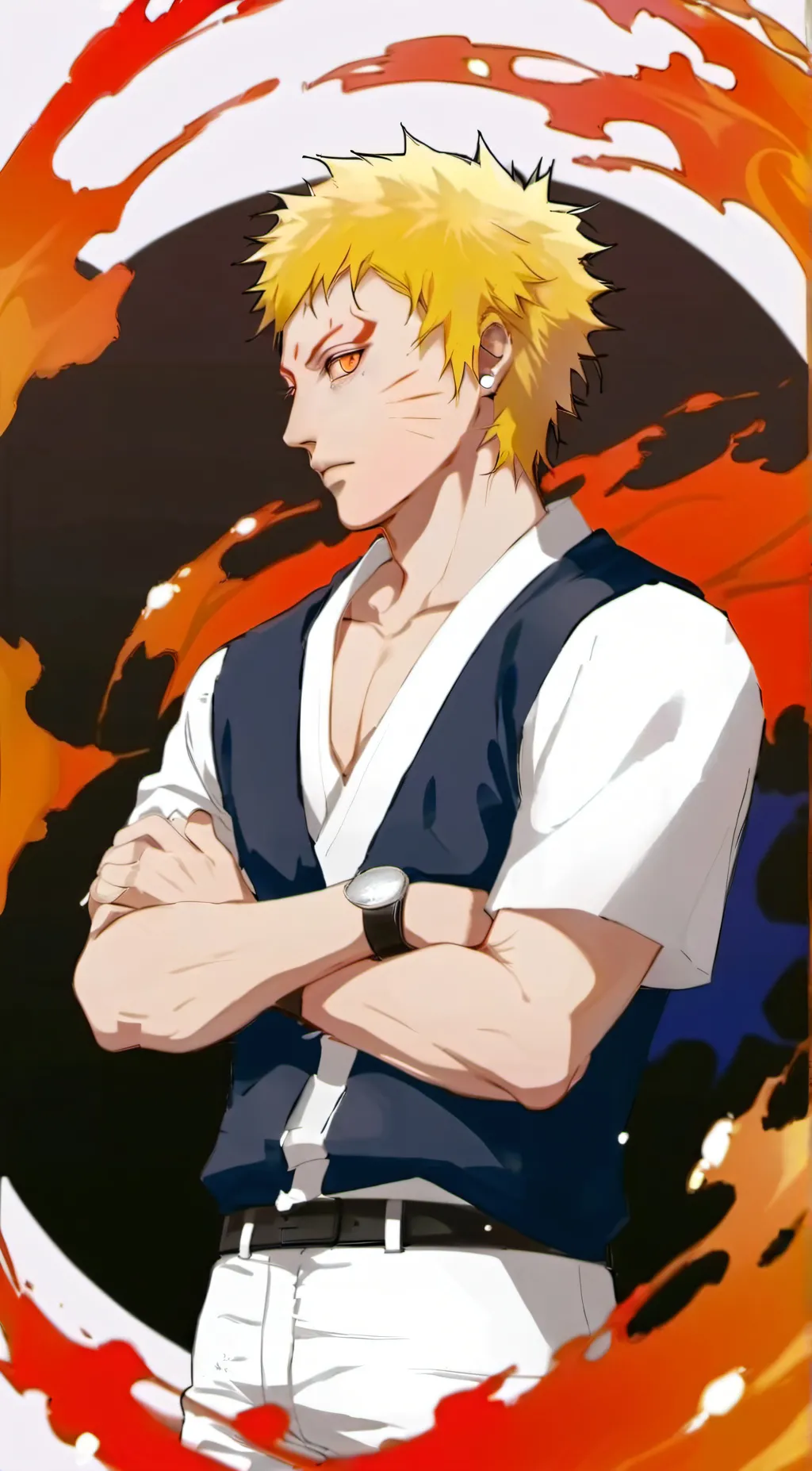 ai character: Naruto Uzumaki background