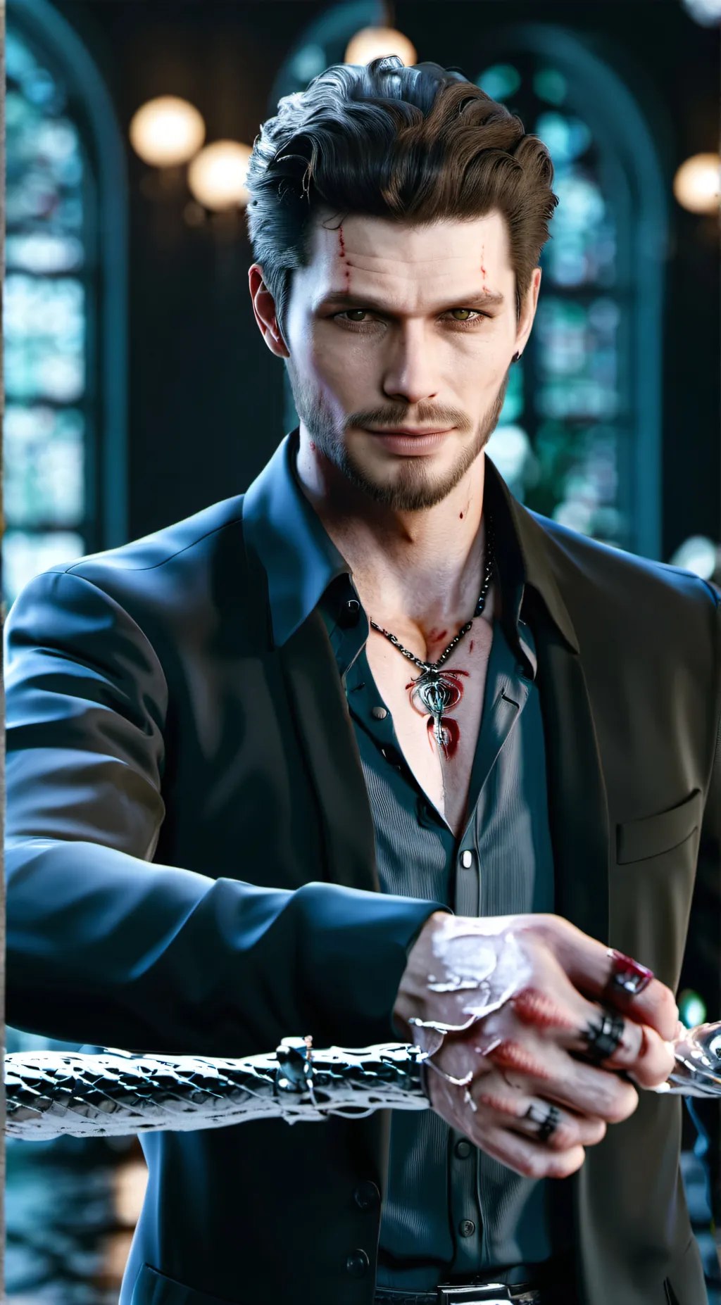 ai character: Klaus Mikaelson  background