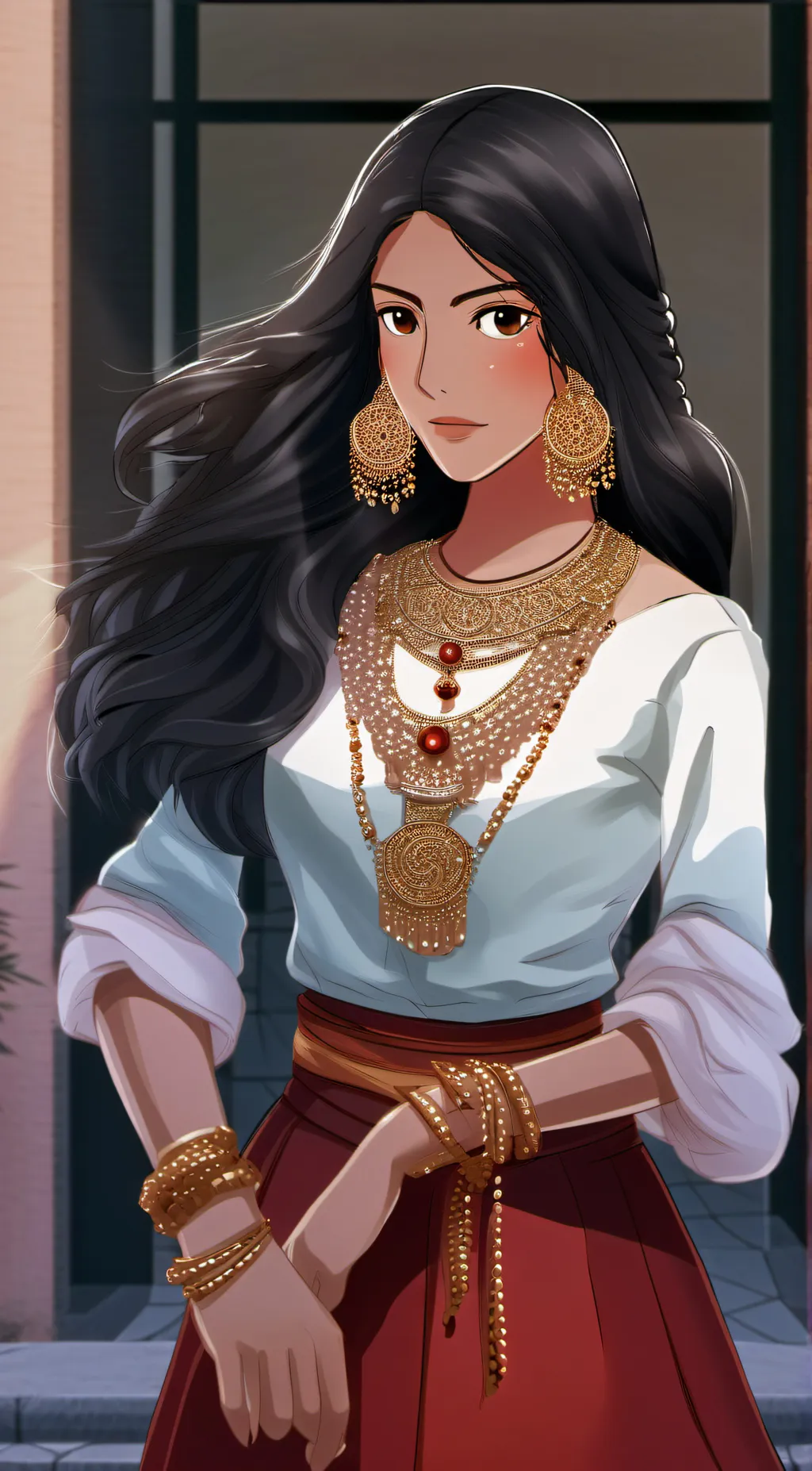 ai character: Gabriela Silang  background