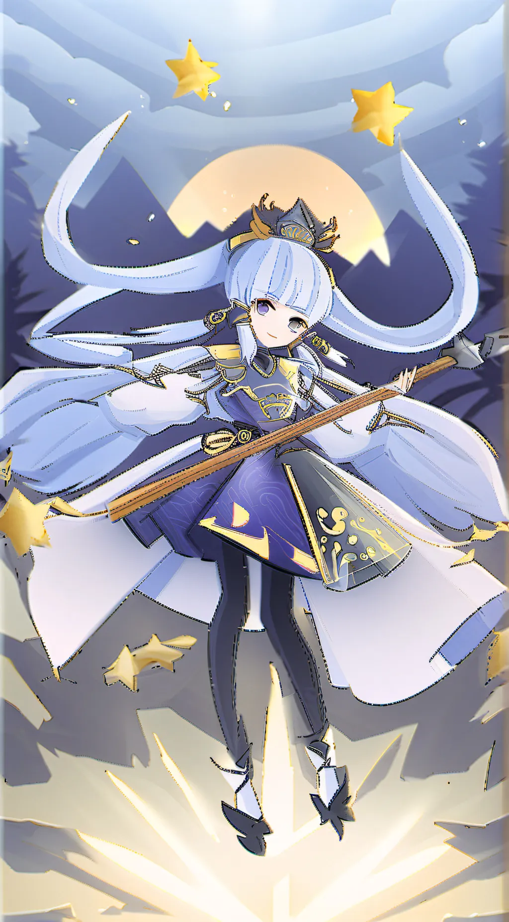 ai character: Ayaka  background