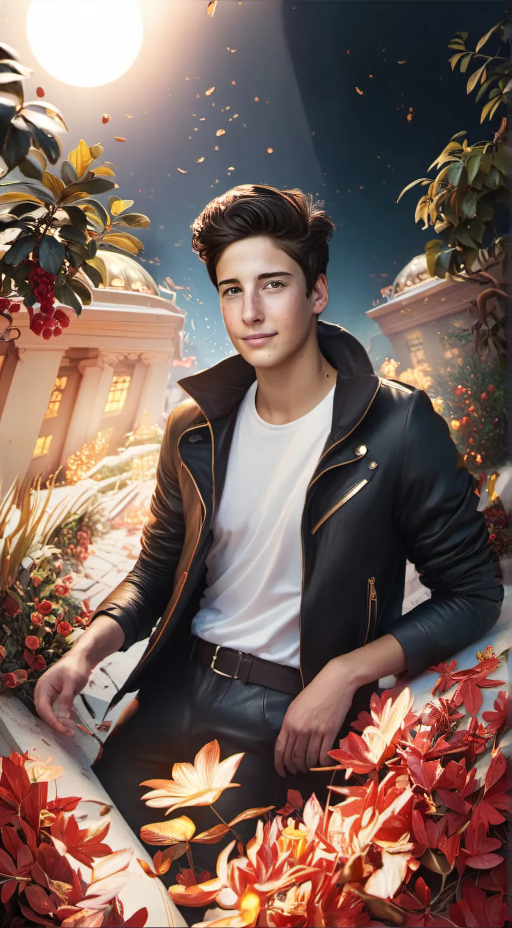ai character: Nico Alexander  background
