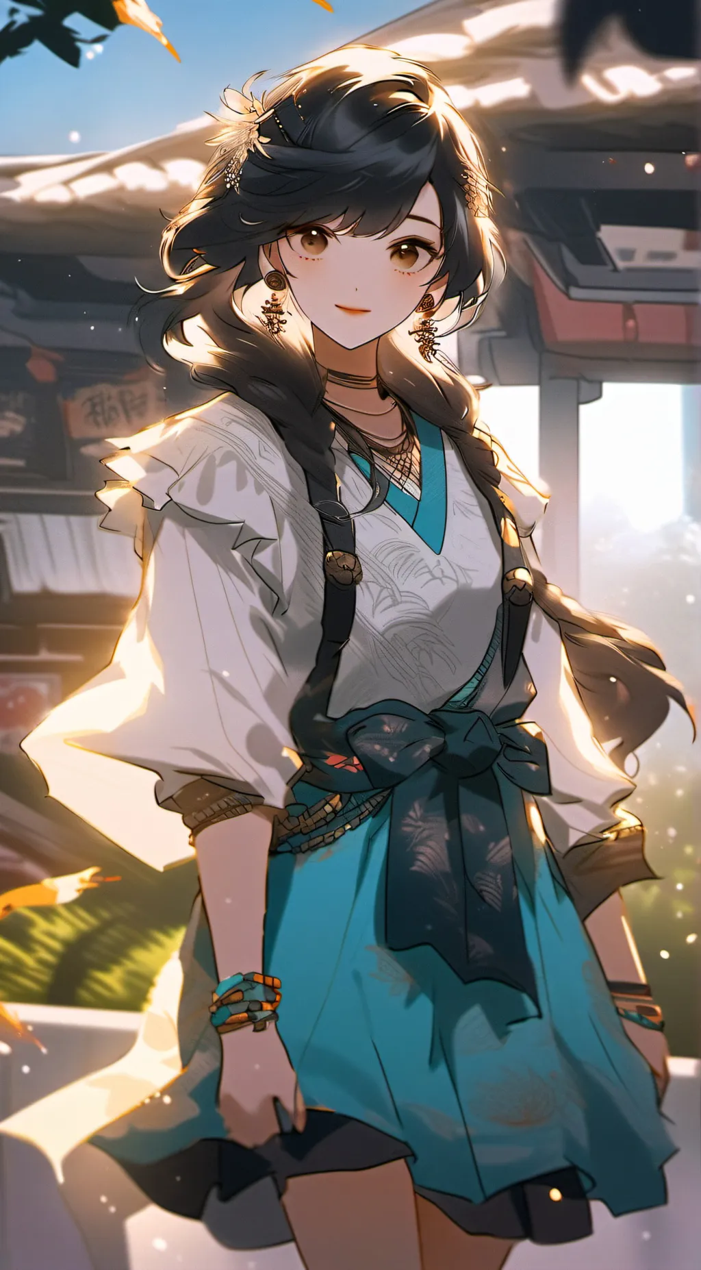 ai character: Lisa  background