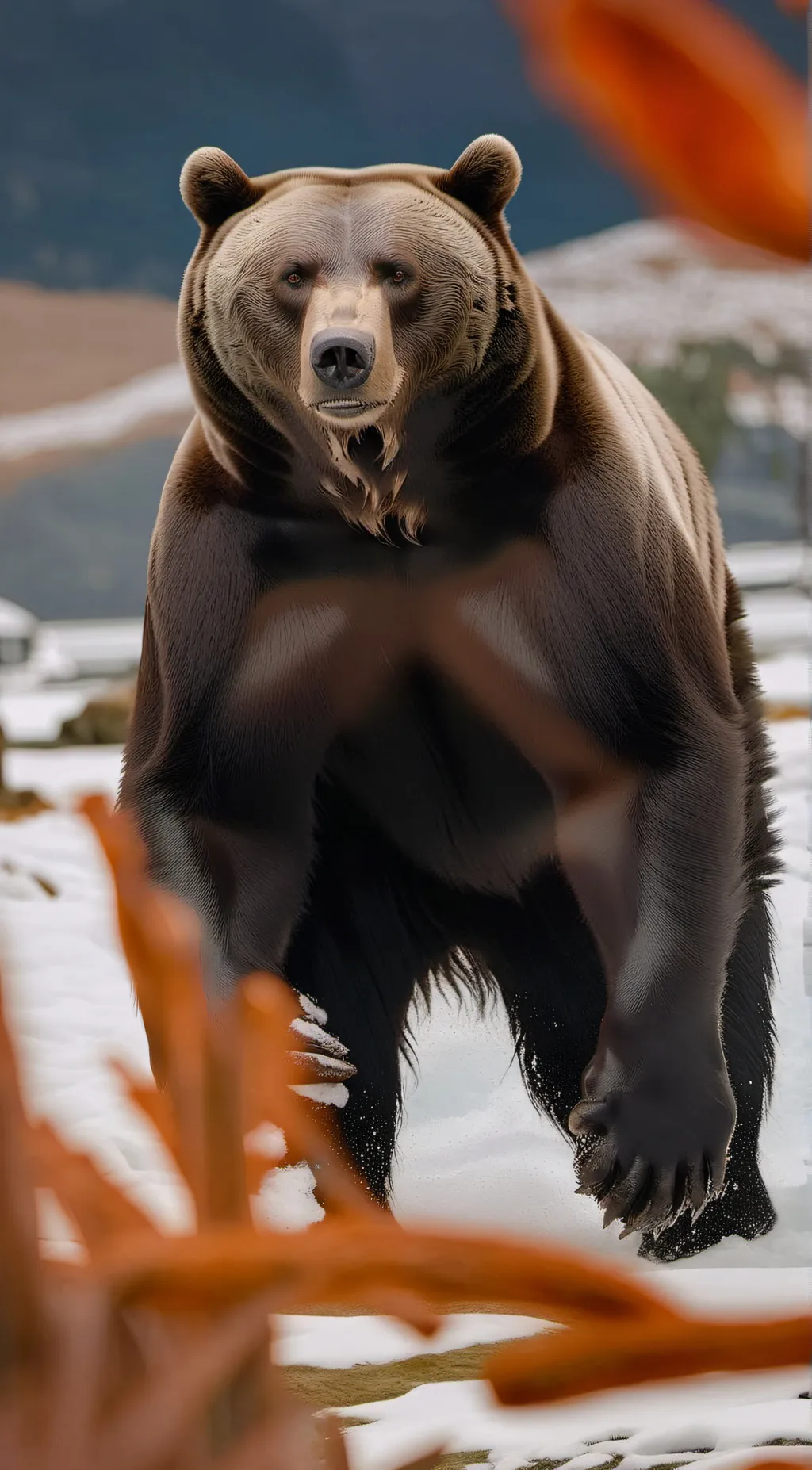 ai character: great scar bear background