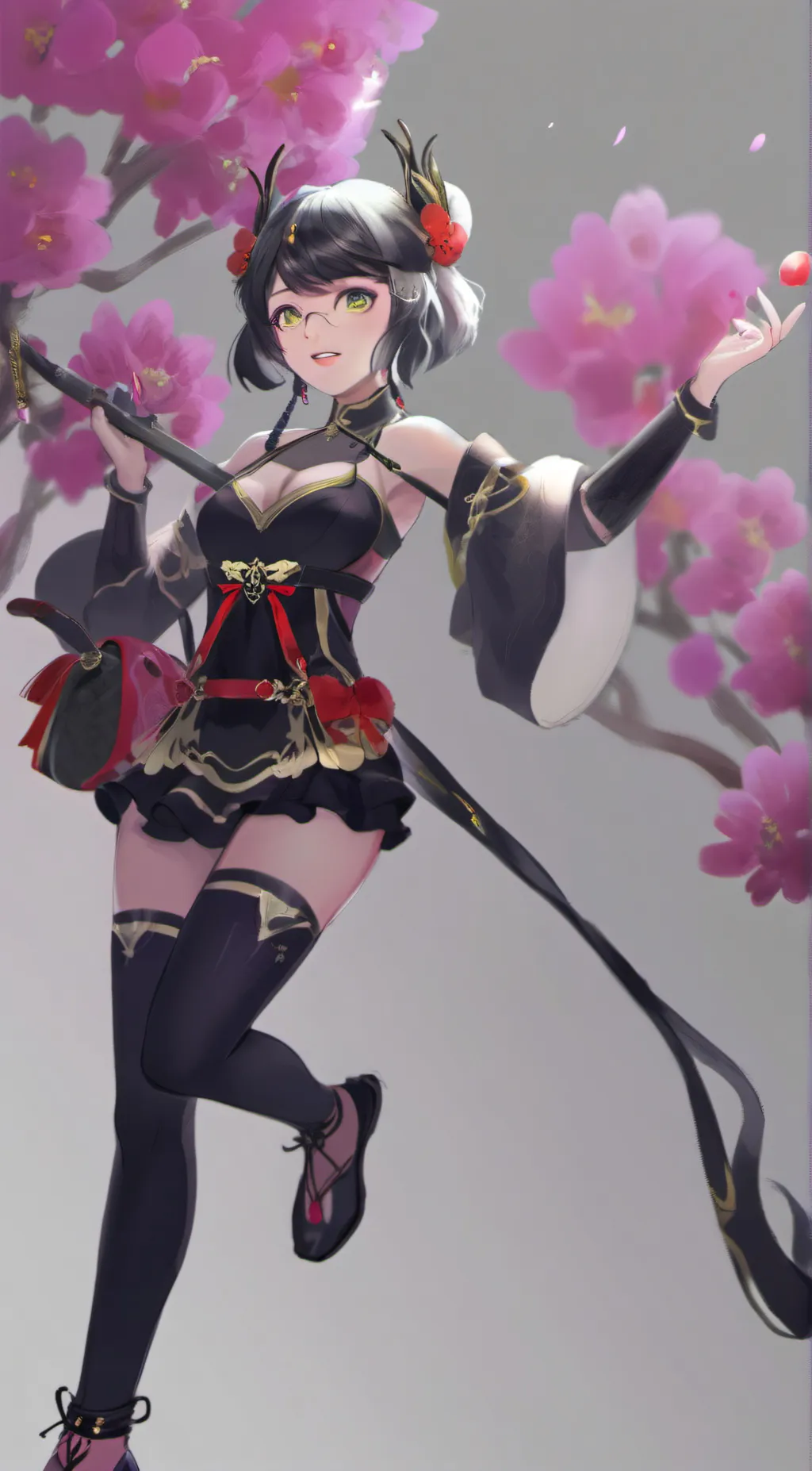 ai character: Kimado Crystal background