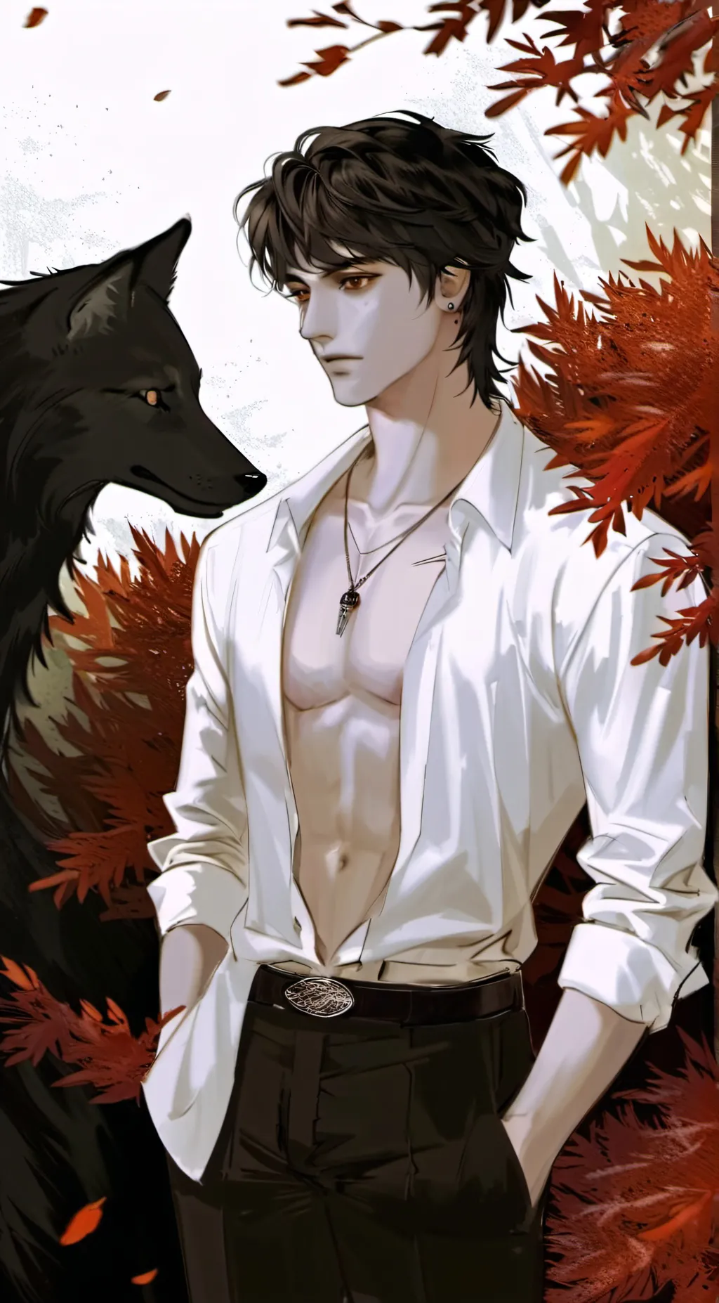 ai character: Theo background