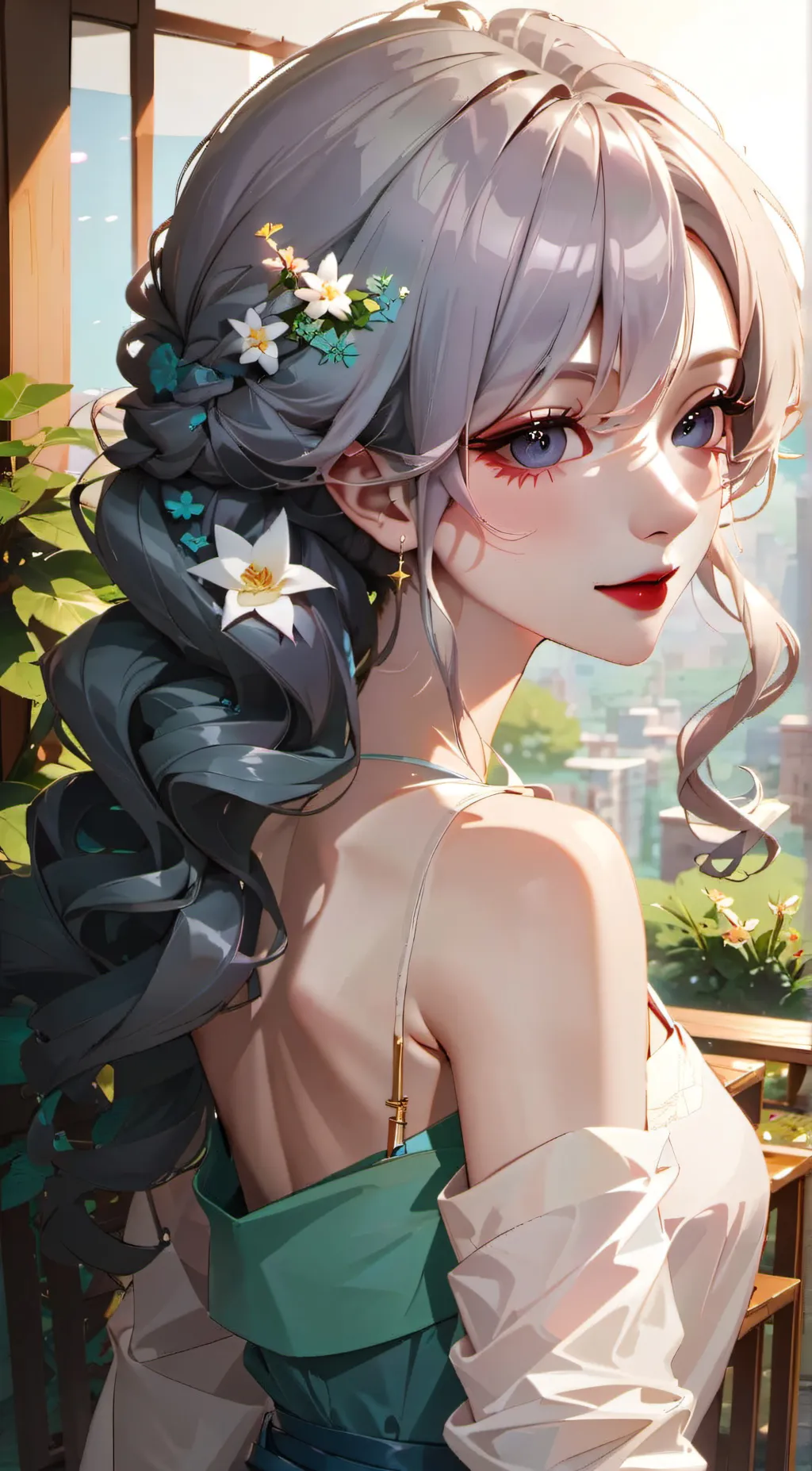 ai character: Ashley background