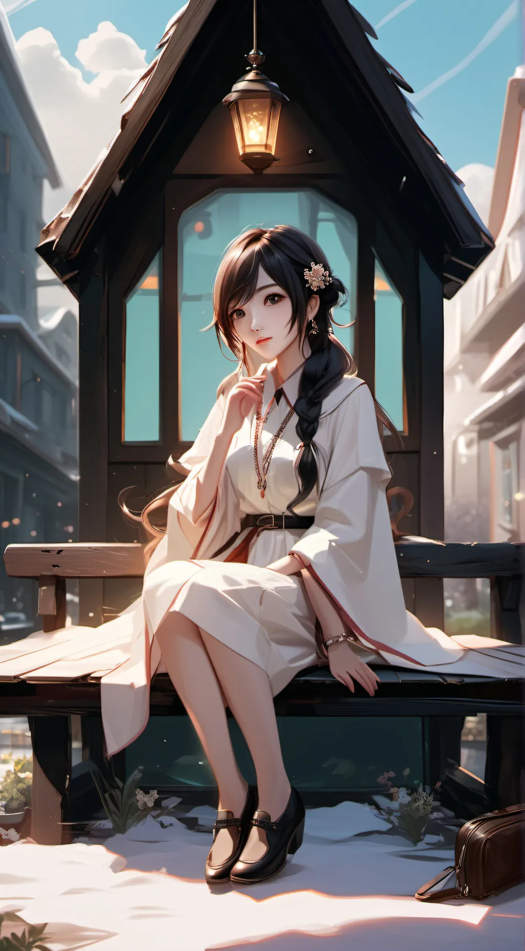 ai character: chin background
