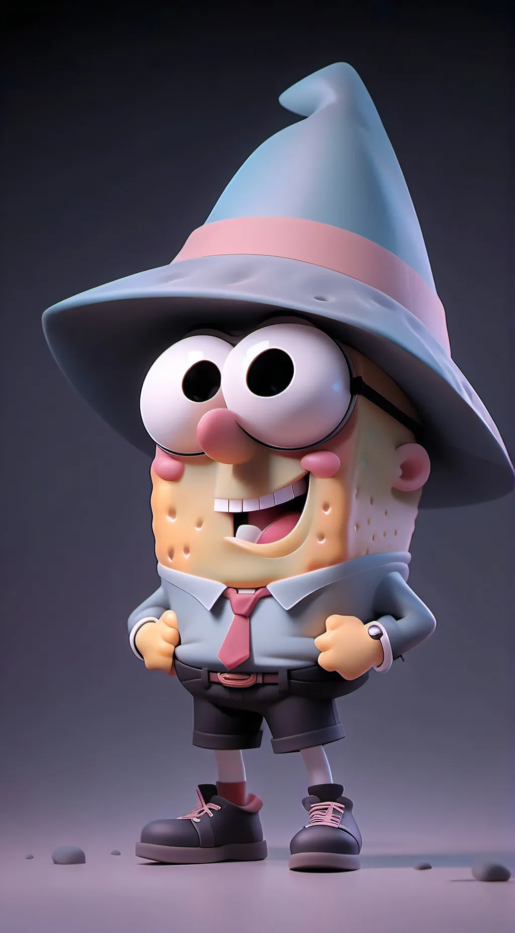 ai character: spongebob background